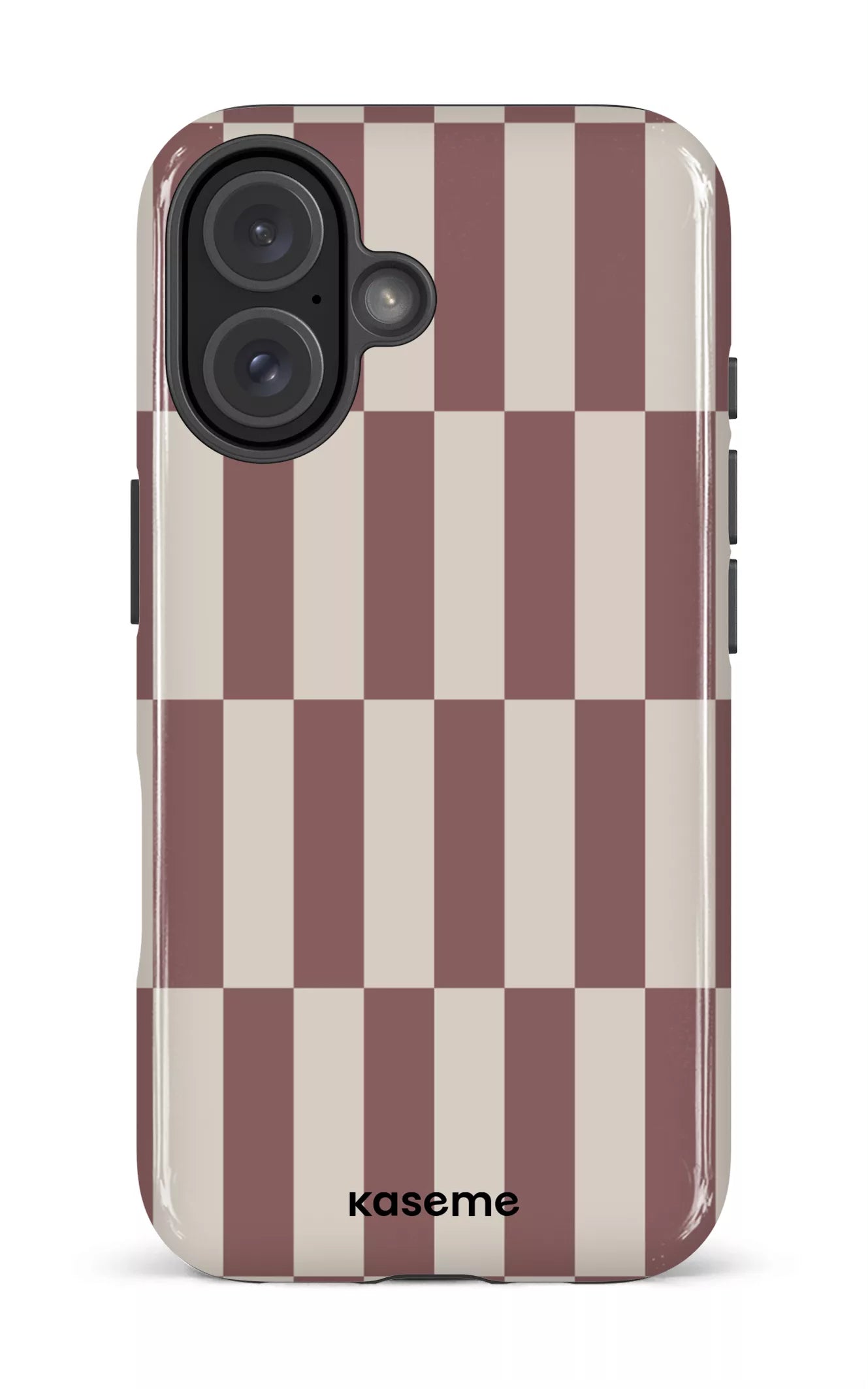 iPhone 16 Impact Case Structured Brown -