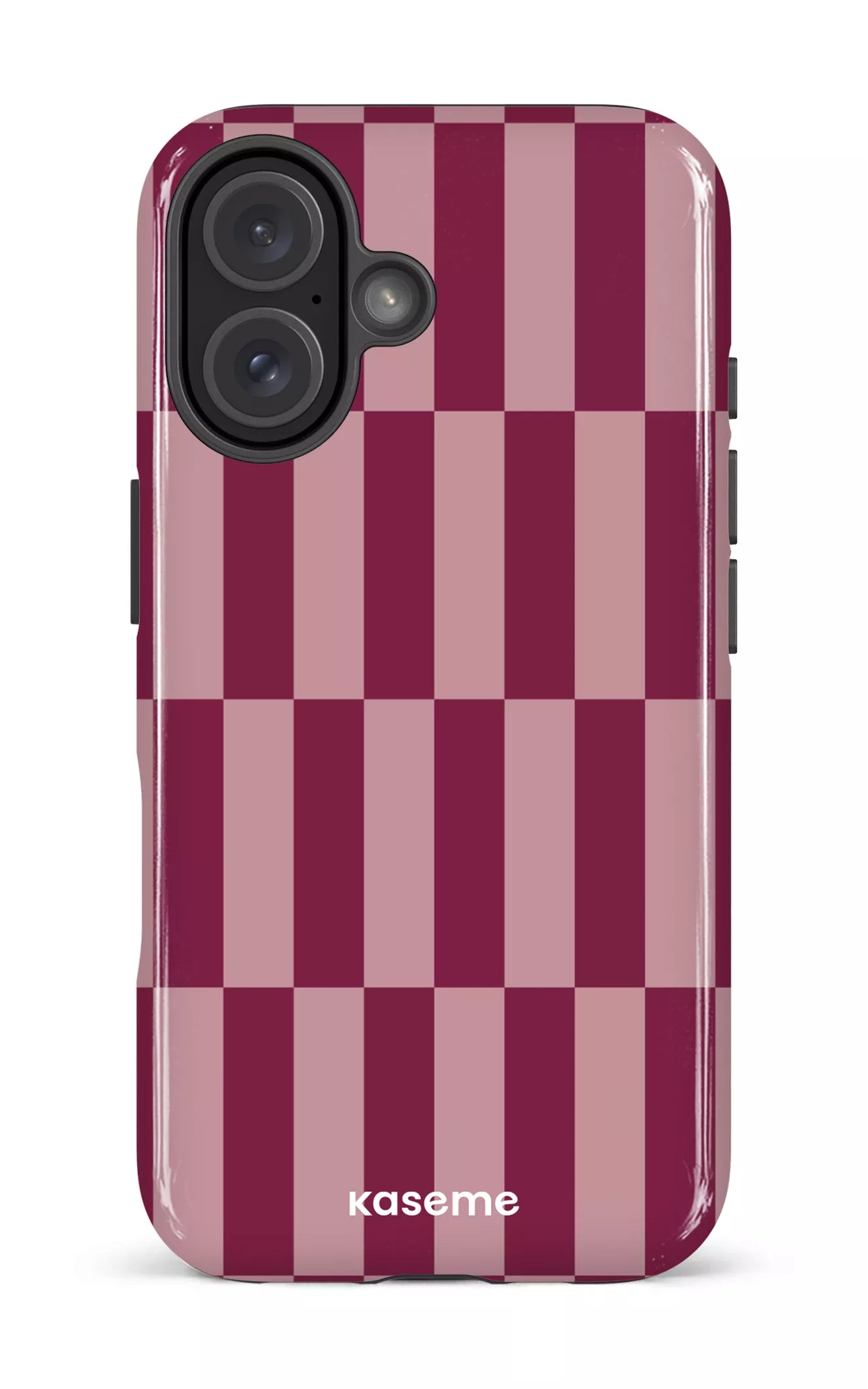 iPhone 16 Impact Case Structured Burgundy -