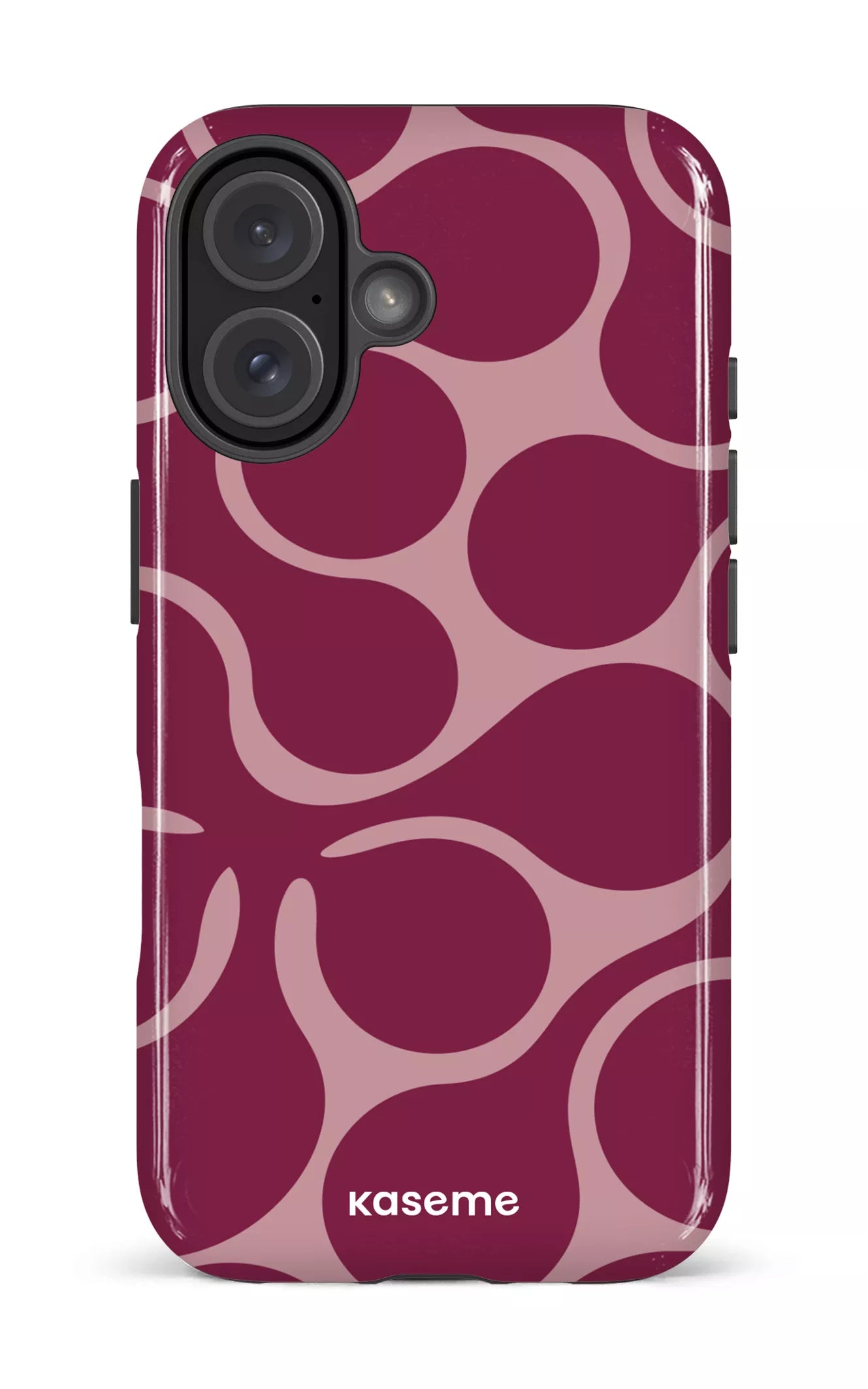 iPhone 16 Impact Case Unscripted Burgundy -