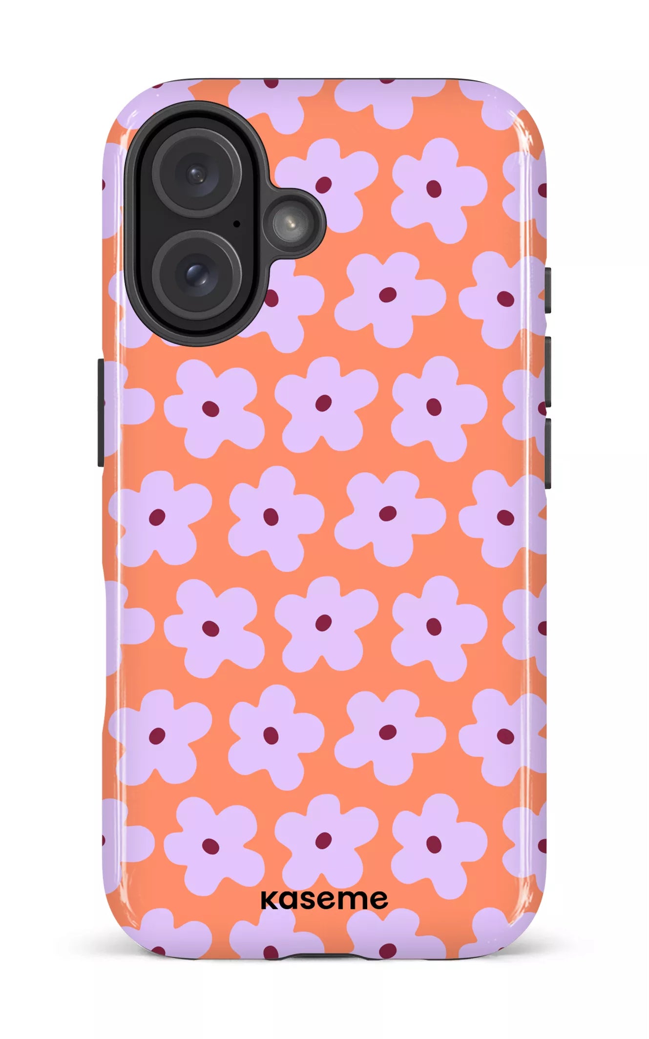 iPhone 16 Impact Case Viva la Fiori Orange -
