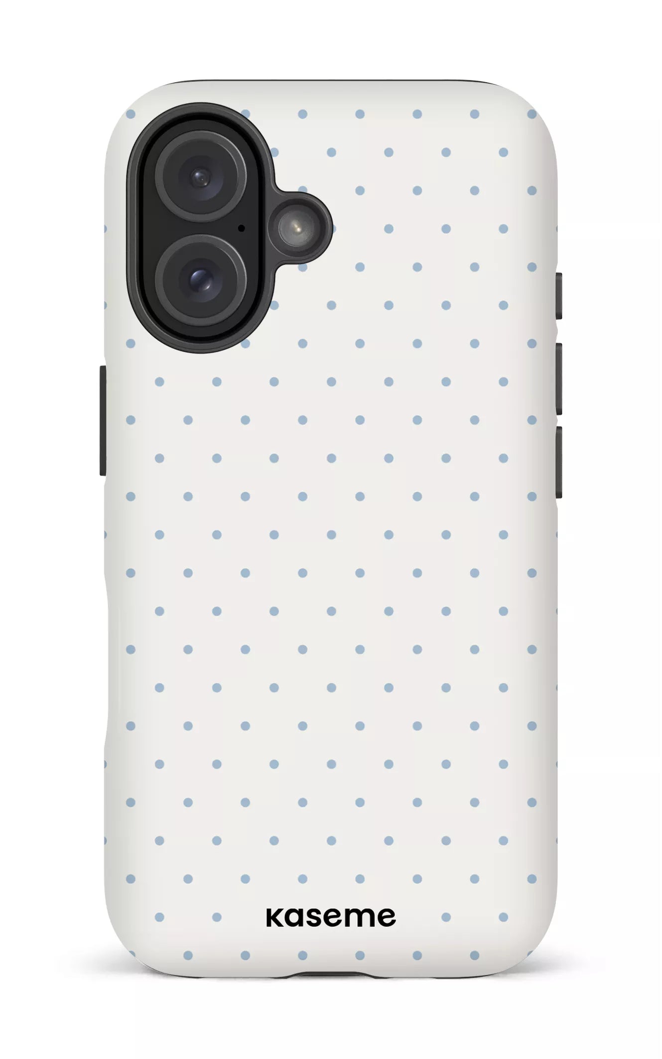 iPhone 16 Impact (Matte) Ditsy White & Blue -