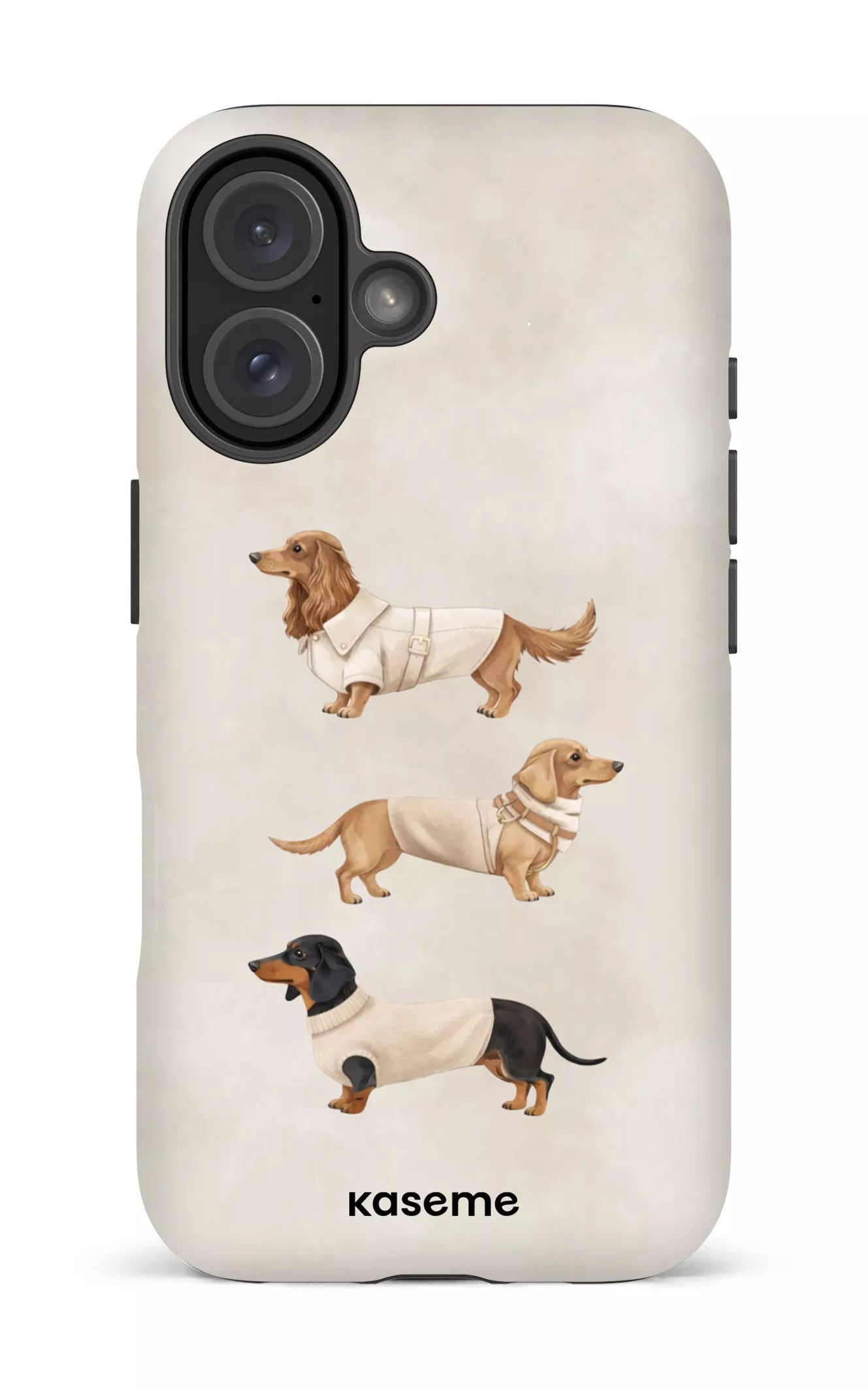 iPhone 16 Impact (Matte) Doxies Club Beige -
