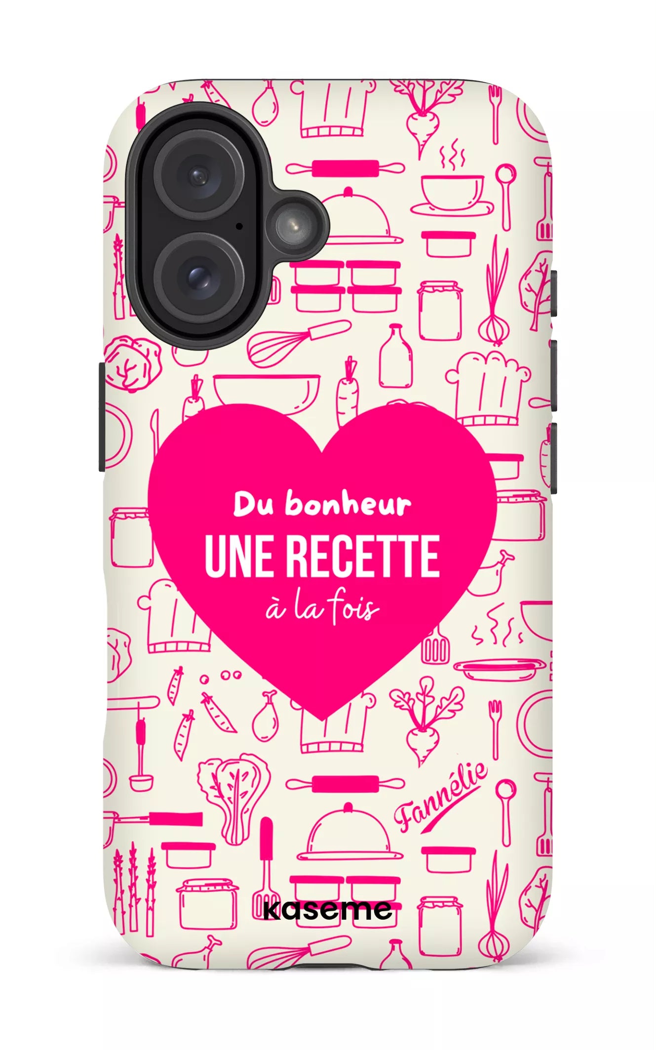 iPhone 16 Impact (Matte) Du bonheur une recette à la fois -