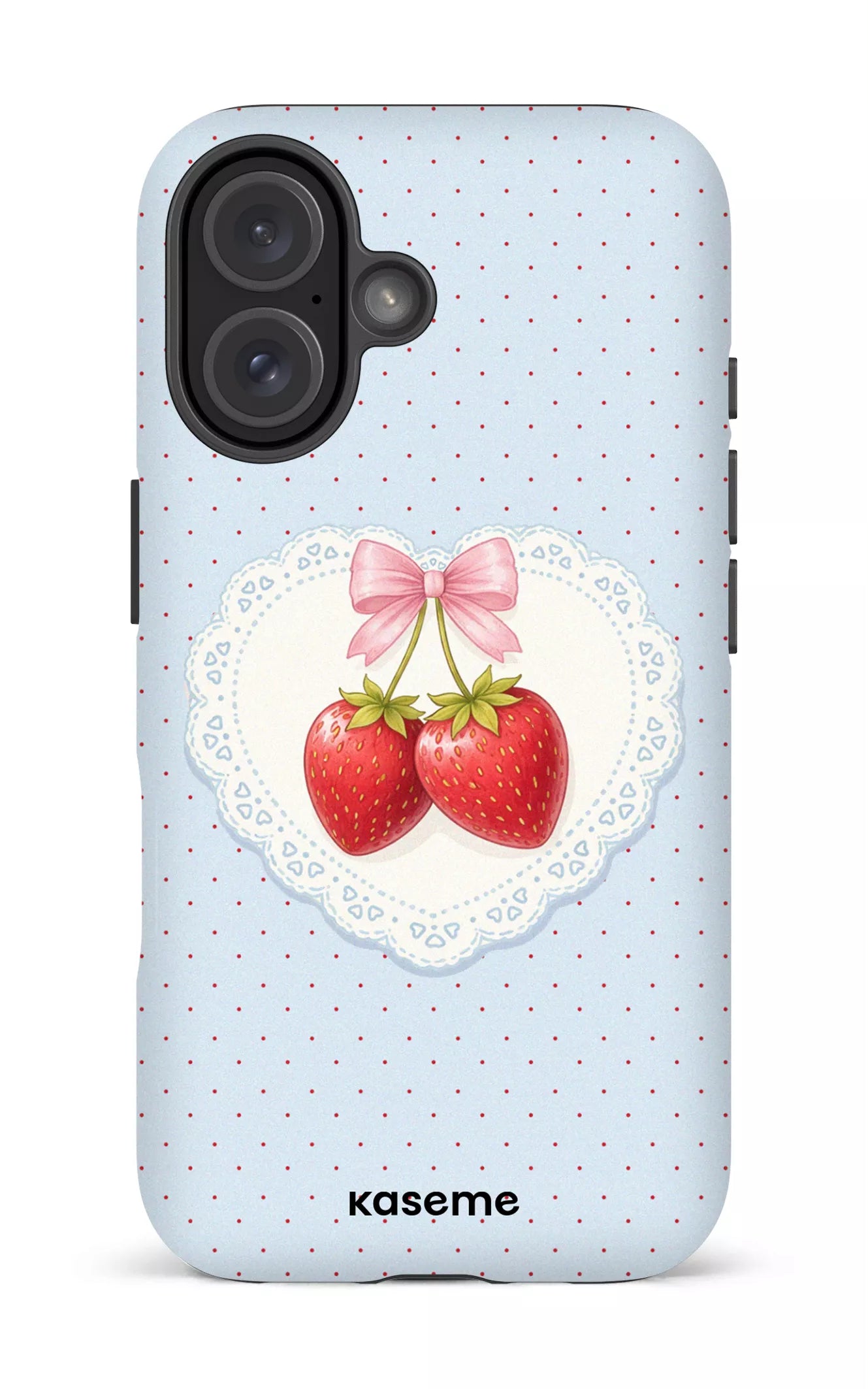 iPhone 16 Impact (Matte) Fresa Lace Blue -