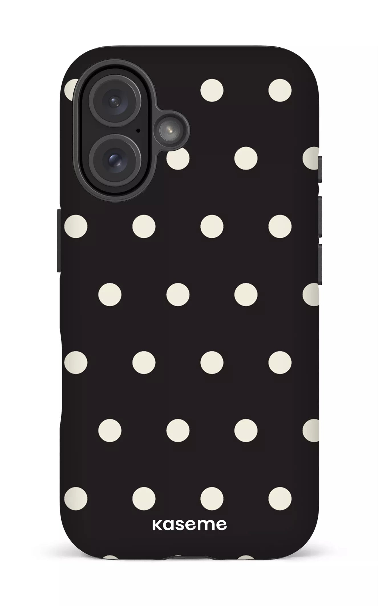 iPhone 16 Impact (Matte) Polka Black -