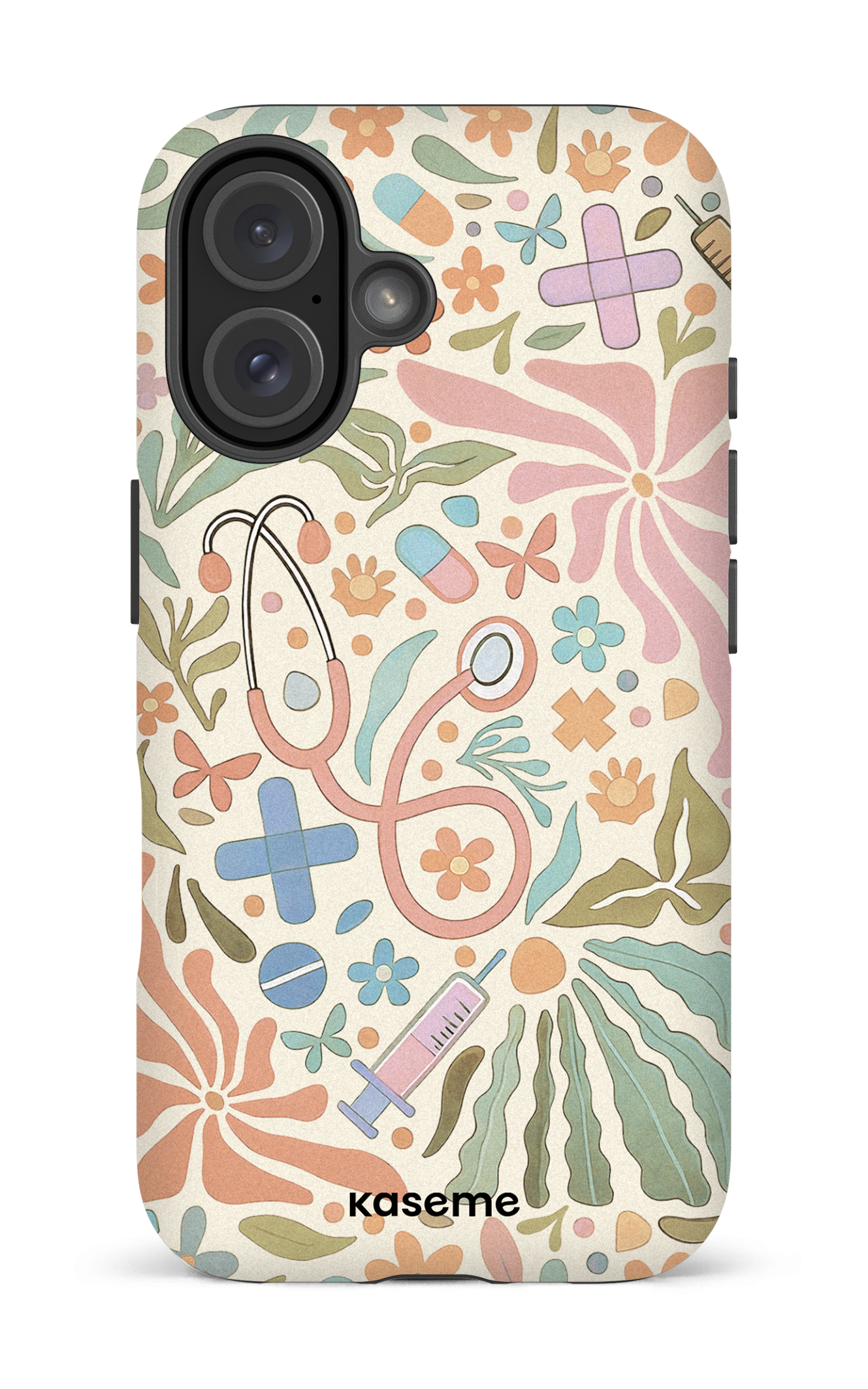 iPhone 16 Impact (Matte) VitaBloom Beige -
