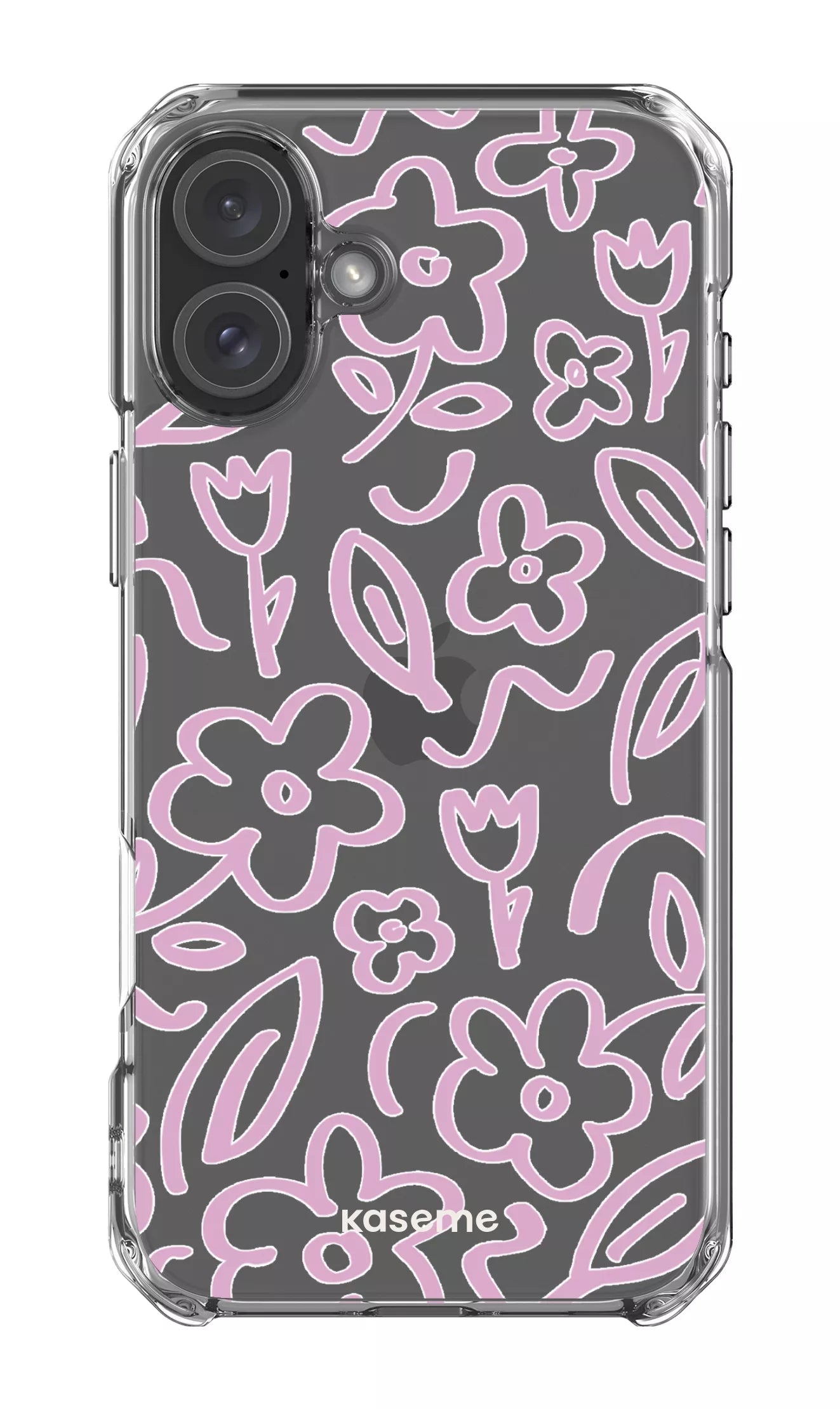 iPhone 16 Plus Clear Case Brooklyn pink Clear Case -