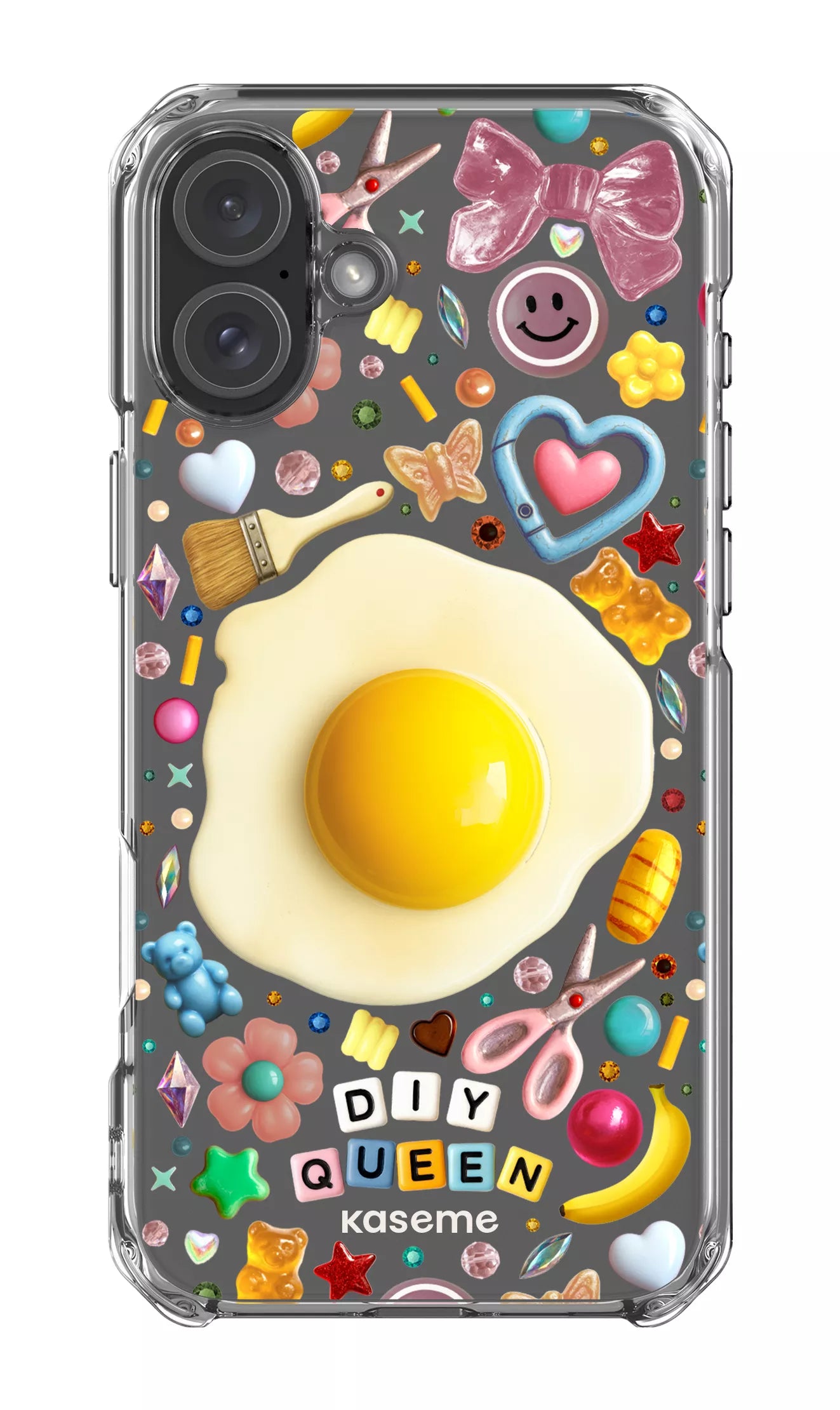 iPhone 16 Plus Clear Case DIY Queen Clear Case by Marianne Plaisance -