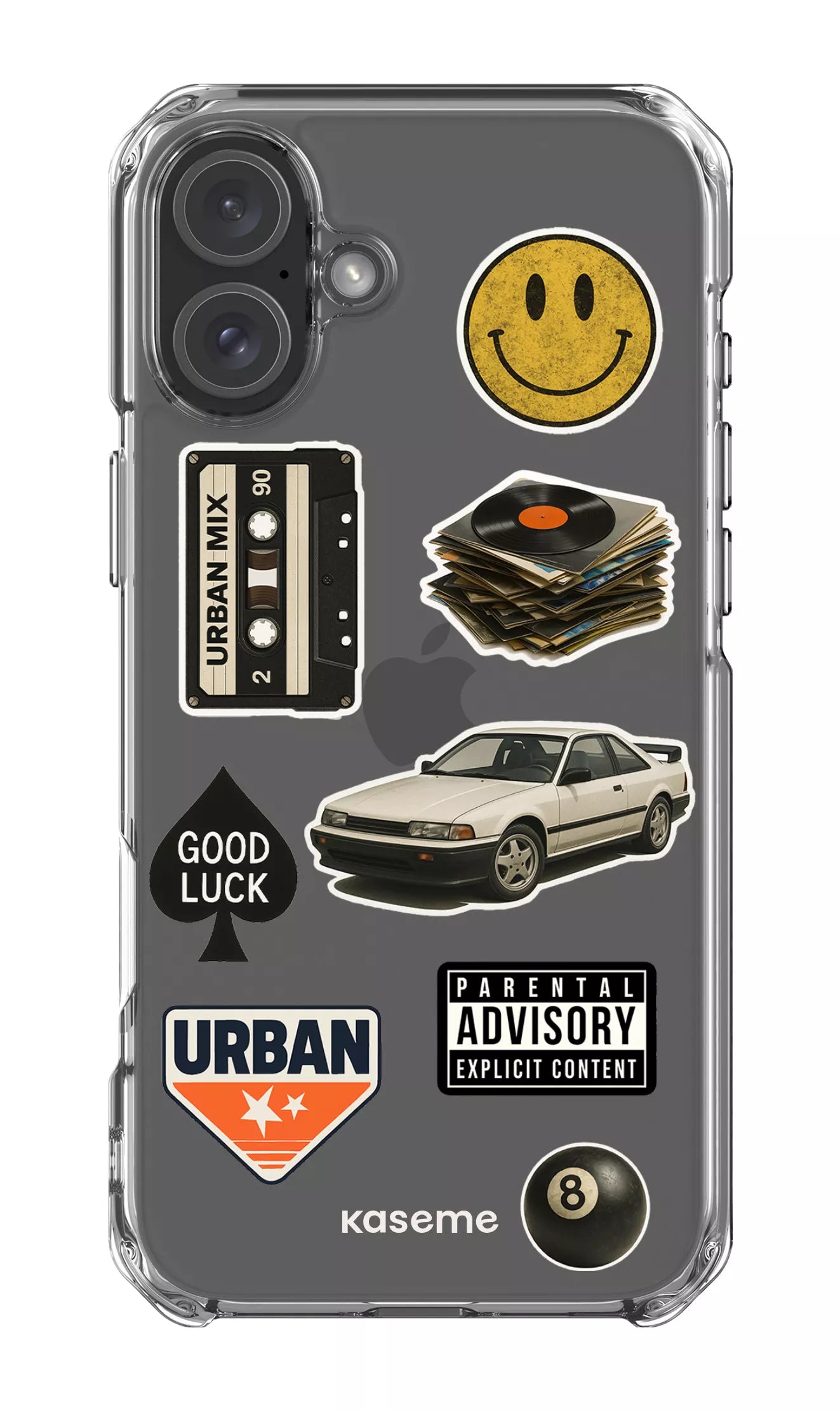 iPhone 16 Plus Clear Case Downtown Clear Case -