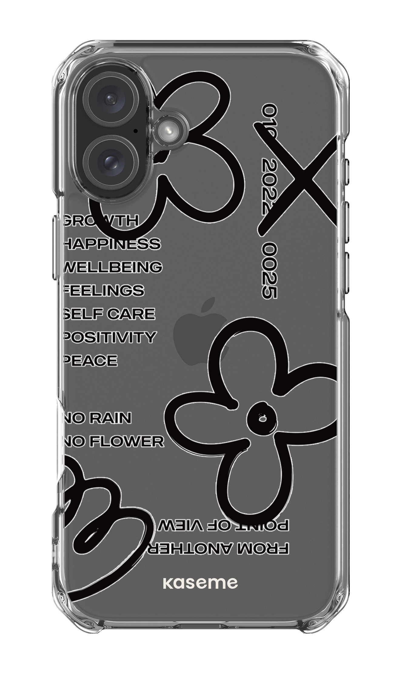 iPhone 16 Plus Clear Case Feelings black Clear Case -