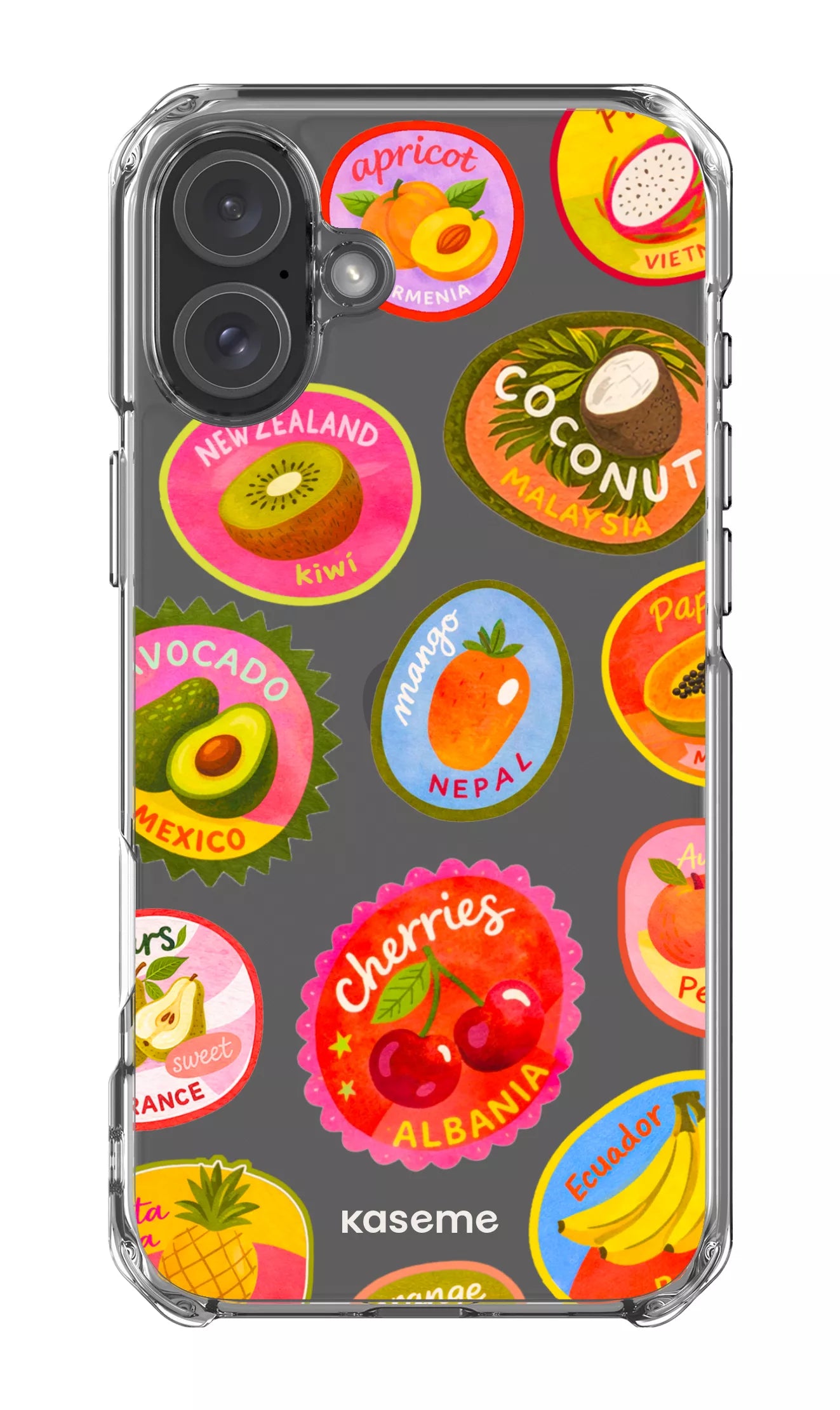 iPhone 16 Plus Clear Case Frutti Clear Case -