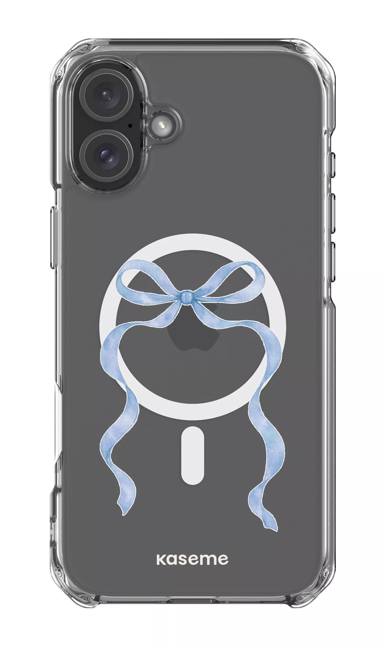 iPhone 16 Plus Clear Case Magsafe Celeste Blue Clear Case -