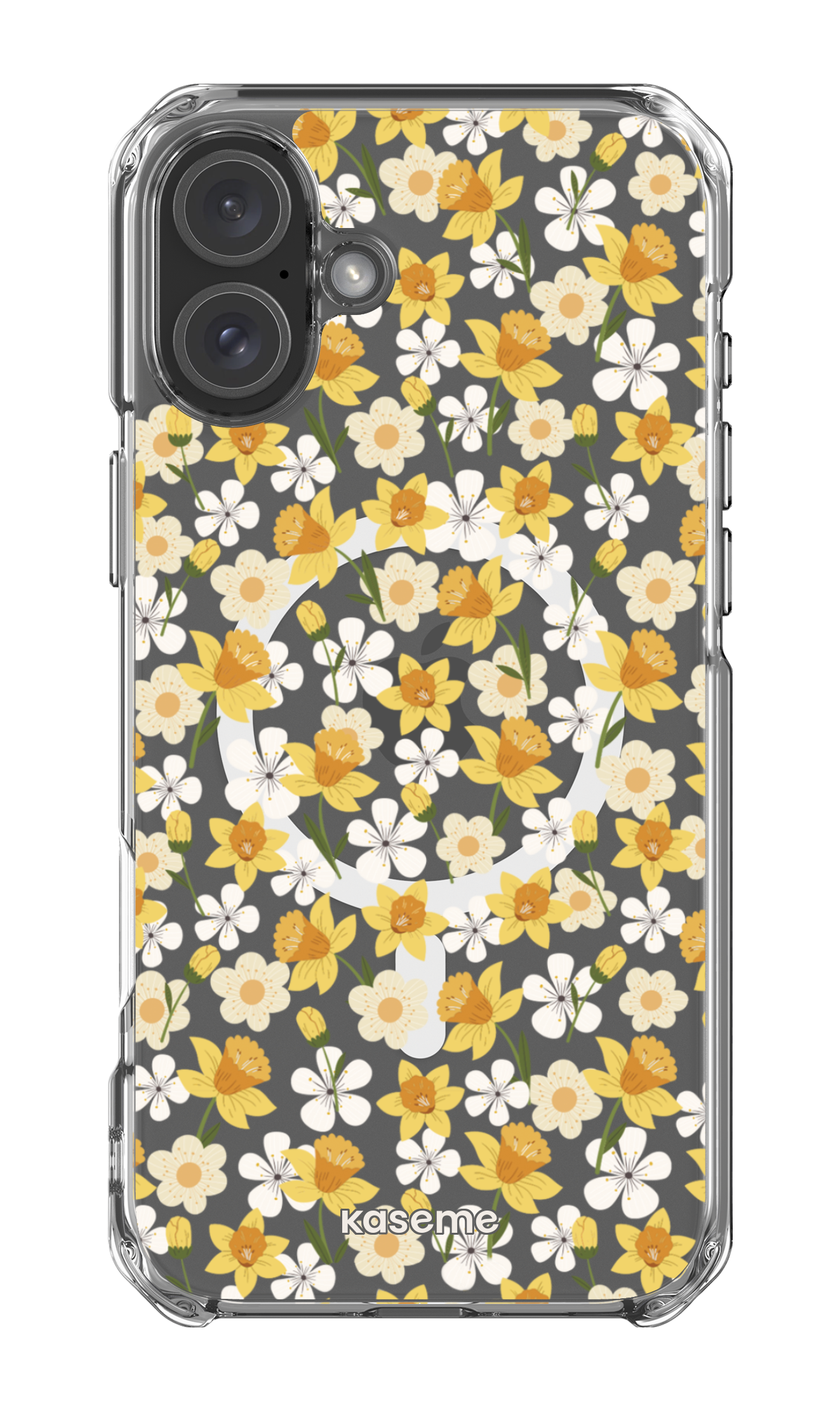 iPhone 16 Plus Clear Case Magsafe Daffodil Clear Case -