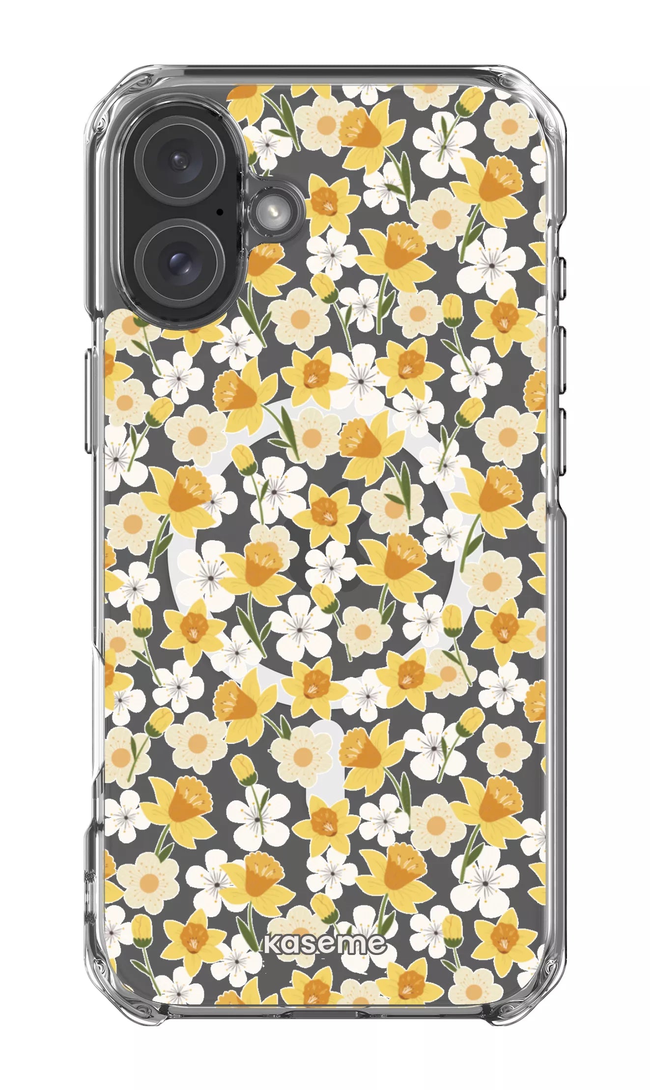 iPhone 16 Plus Clear Case Magsafe Daffodil Clear Case -