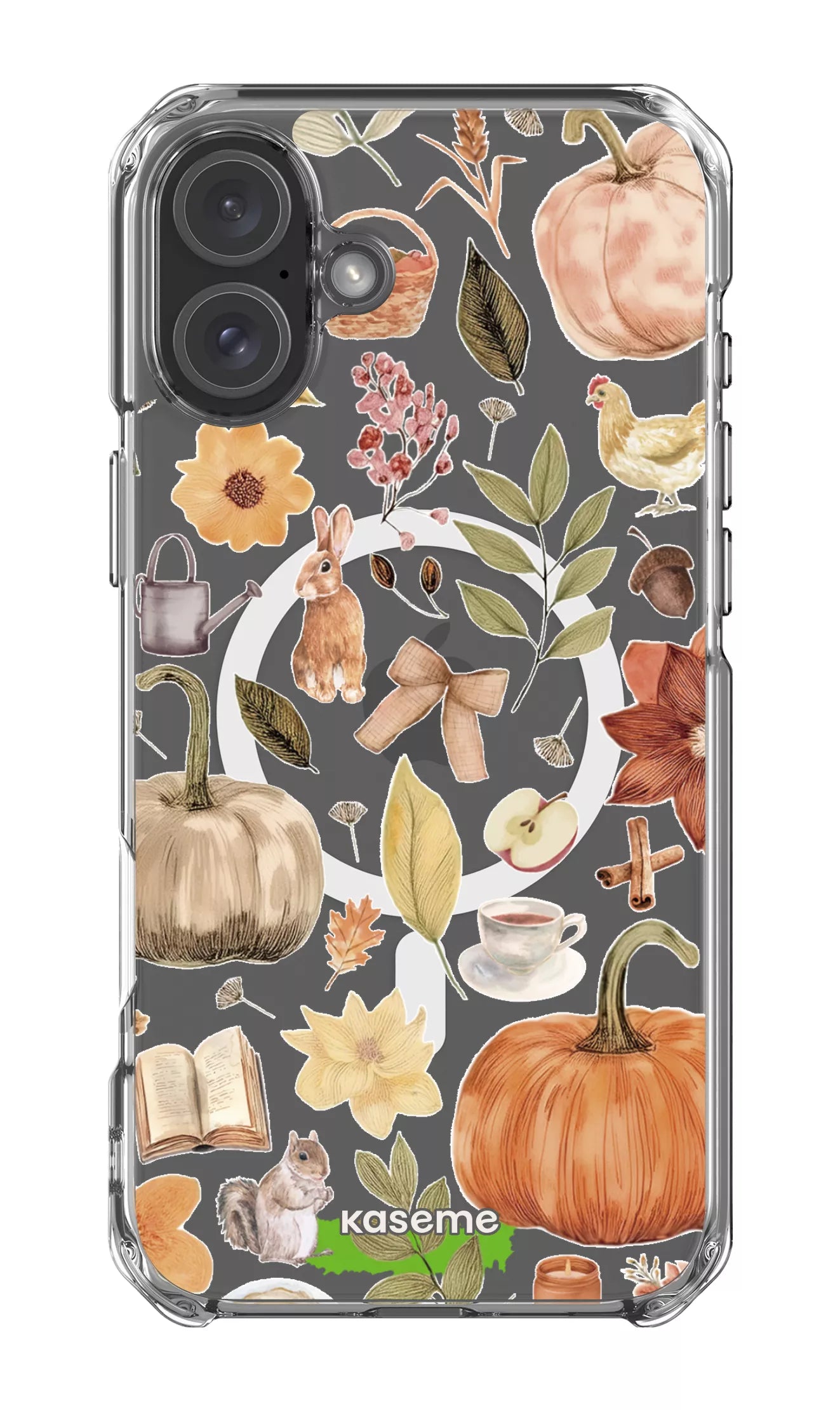 iPhone 16 Plus Clear Case Magsafe Harvest Hues Clear Case -