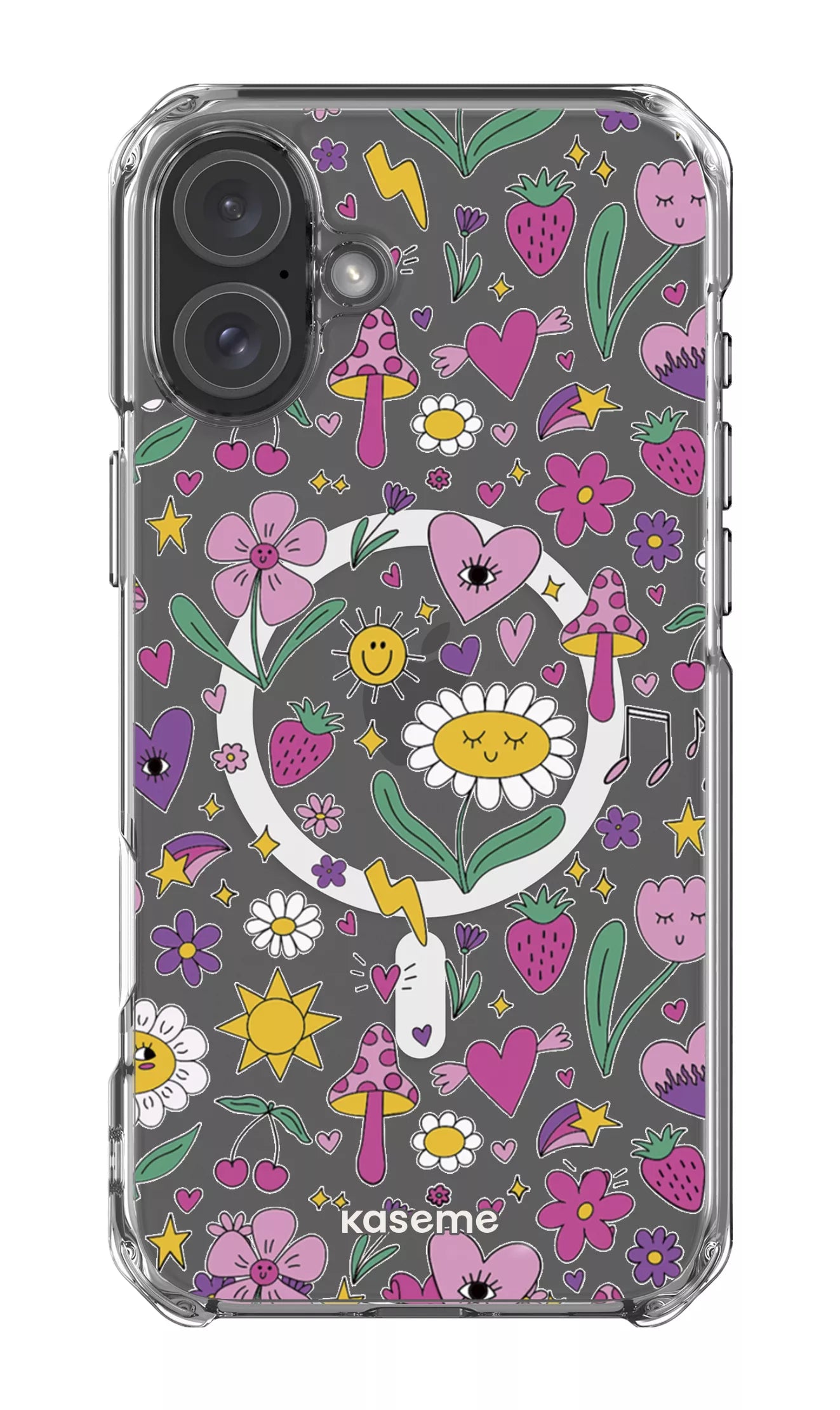 iPhone 16 Plus Clear Case Magsafe Hypnotize Clear Case -
