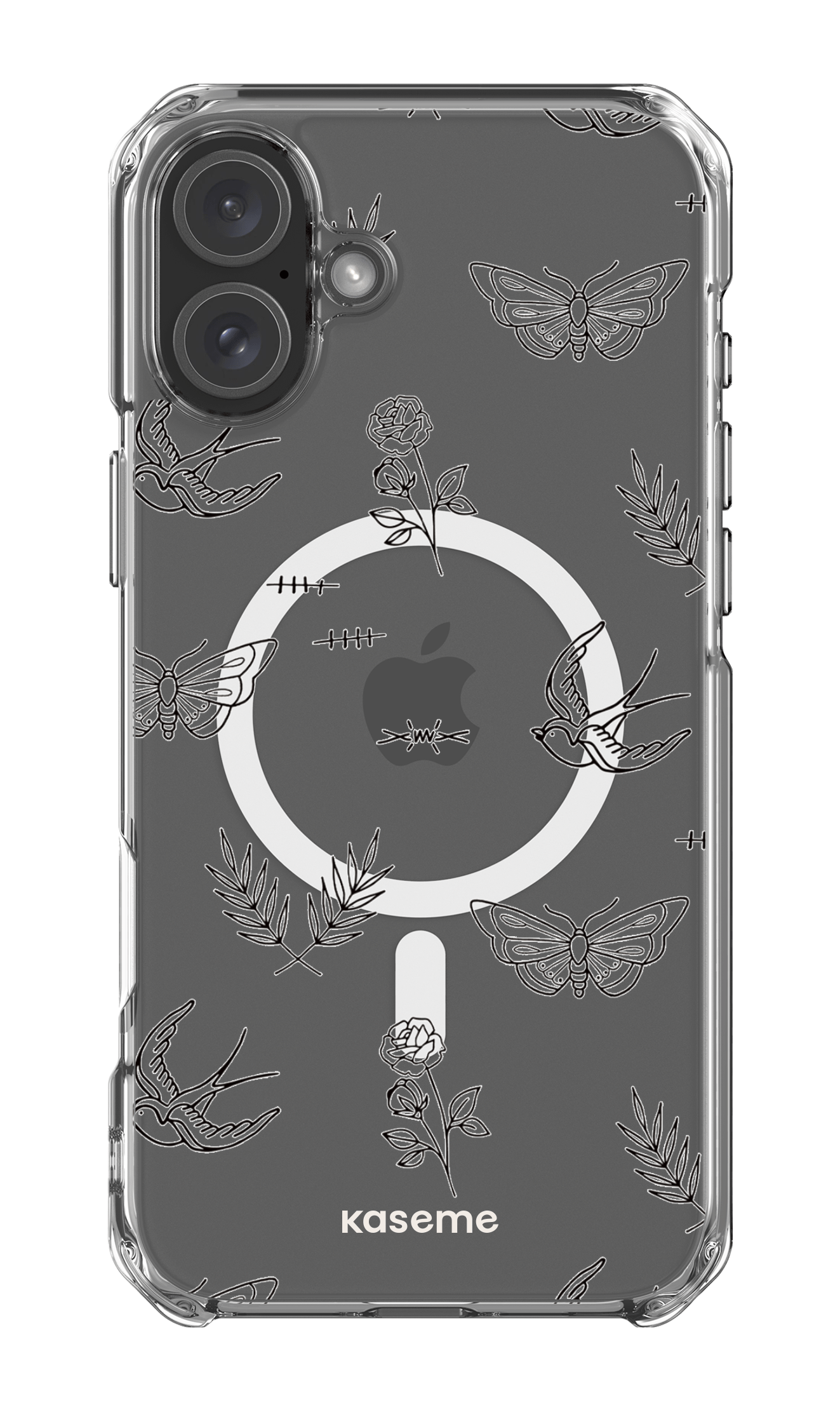 iPhone 16 Plus Clear Case Magsafe Ink Clear Case -