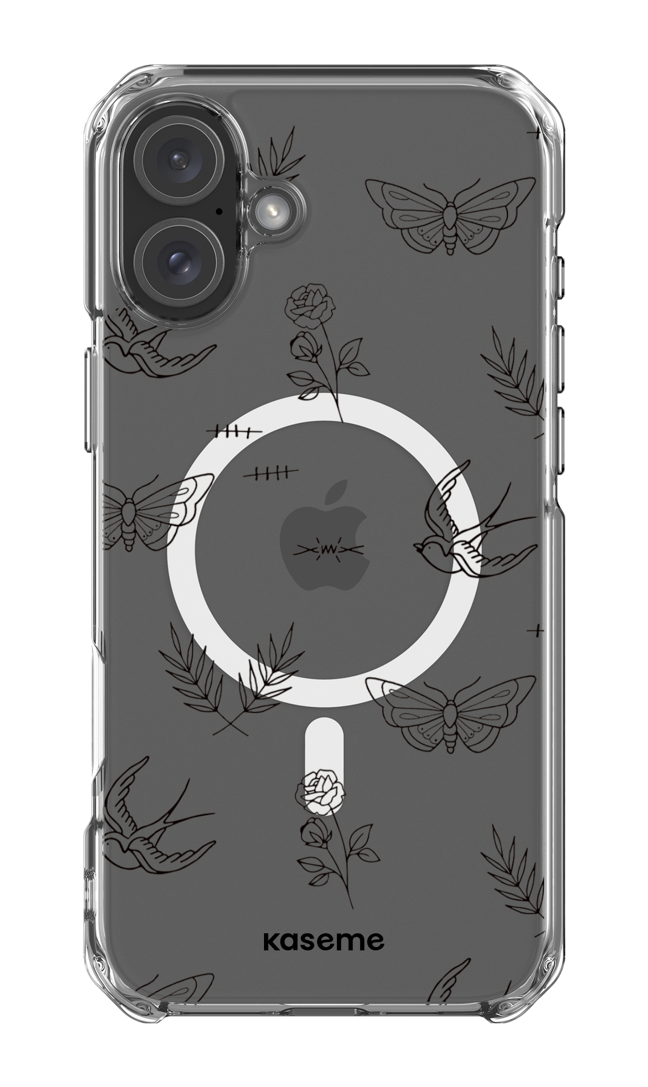 iPhone 16 Plus Clear Case Magsafe Ink clear case -