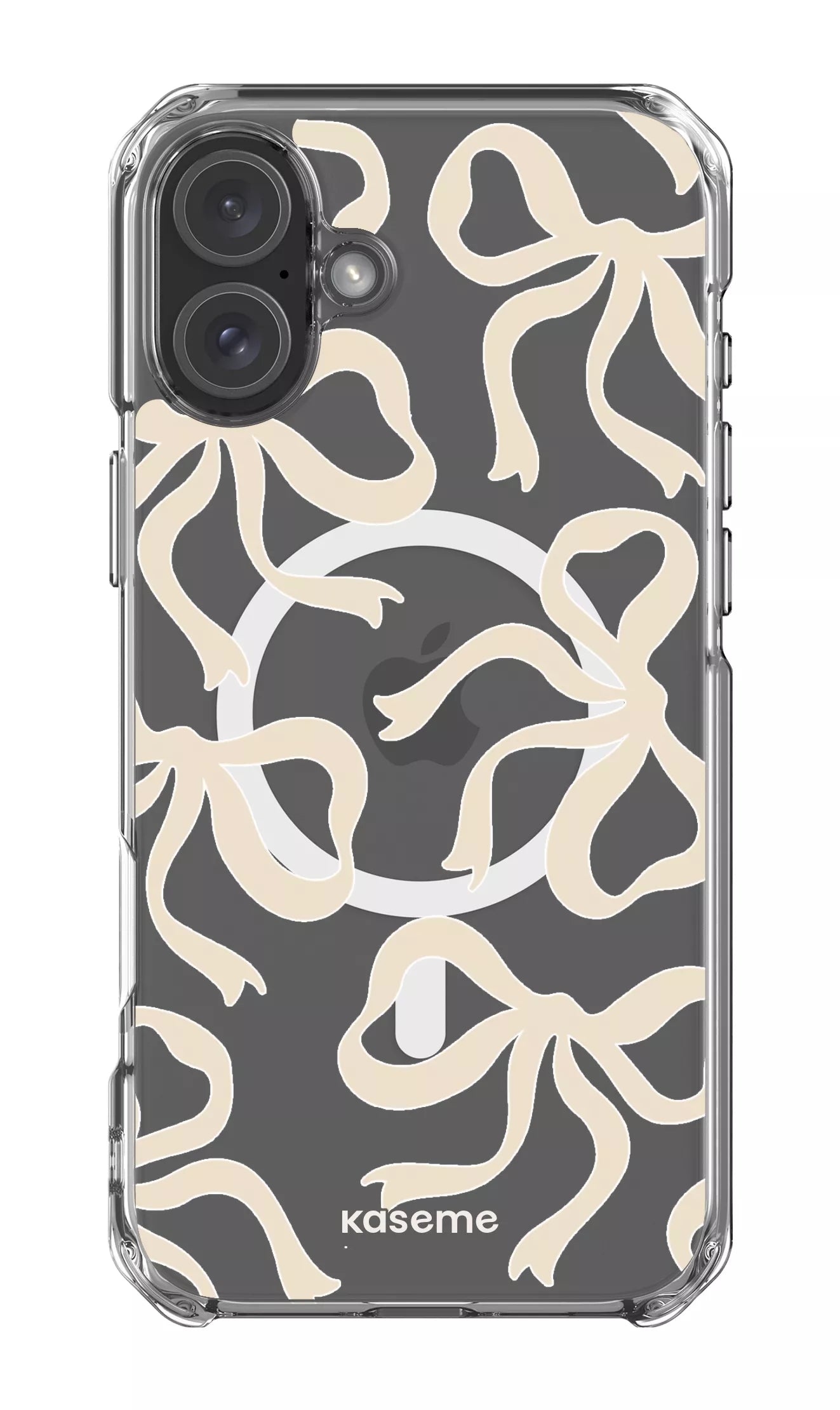 iPhone 16 Plus Clear Case Magsafe Lace Clear Case -