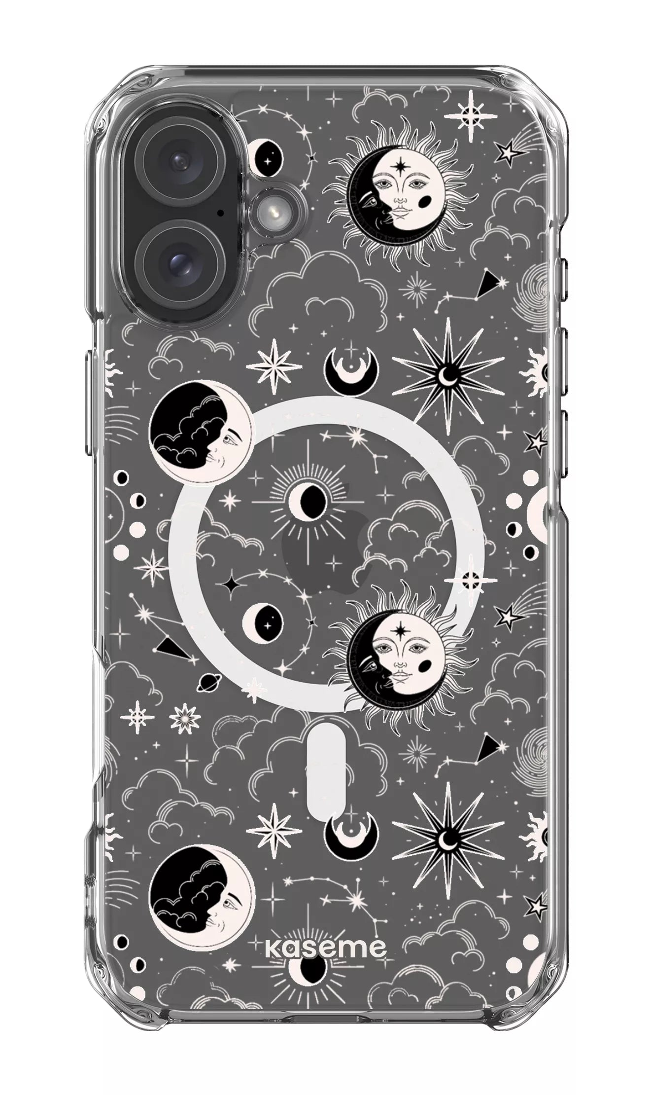 iPhone 16 Plus Clear Case Magsafe Milky Way White Clear Case -