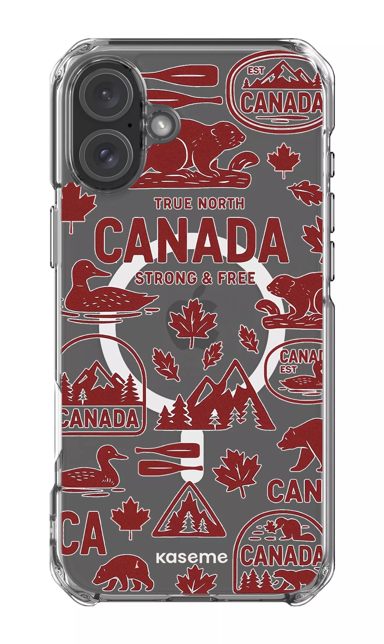 iPhone 16 Plus Clear Case Magsafe Oh Canada Clear Case -