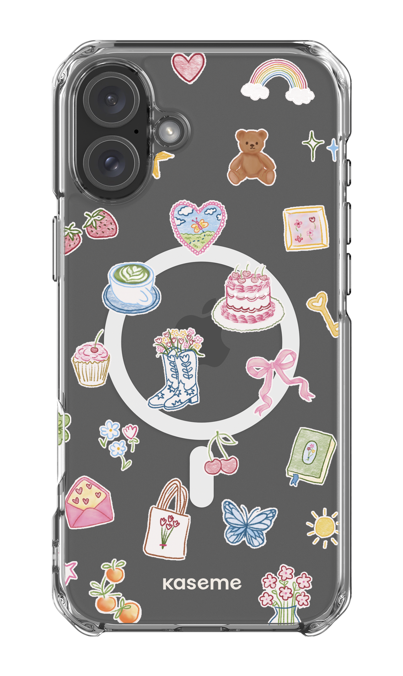 iPhone 16 Plus Clear Case Magsafe Poetry Clear Case -
