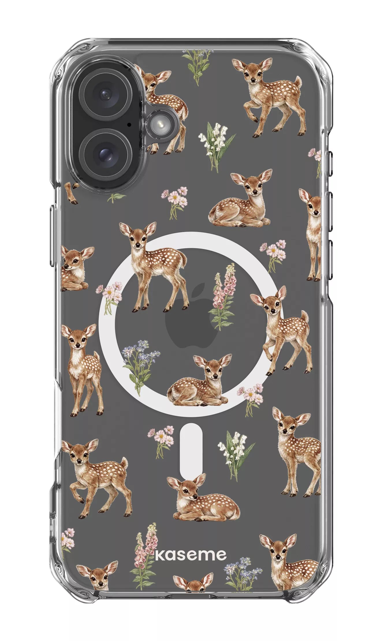 iPhone 16 Plus Clear Case Magsafe Sweet Bambi Clear Case -