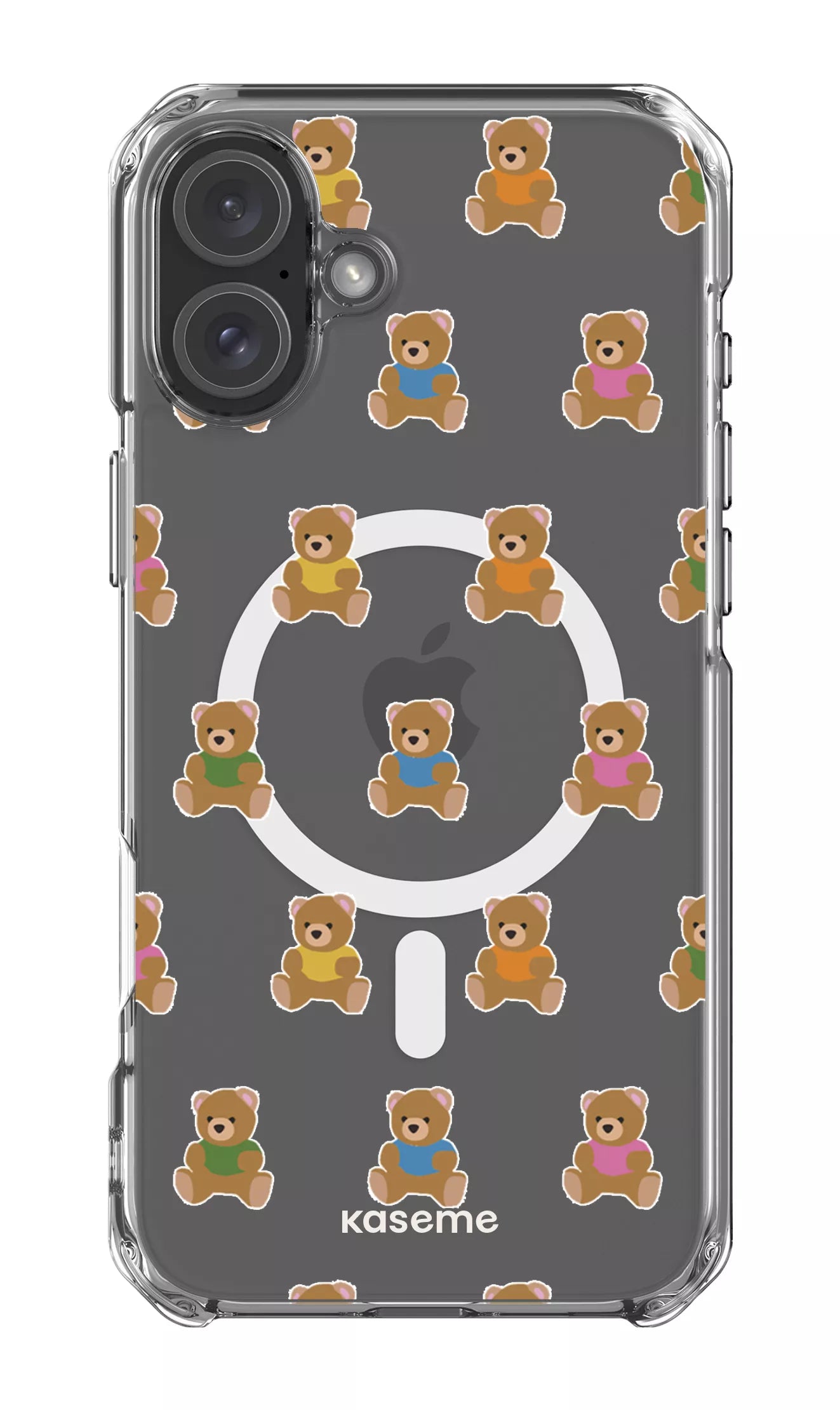 iPhone 16 Plus Clear Case Magsafe Teddy Clear Case -