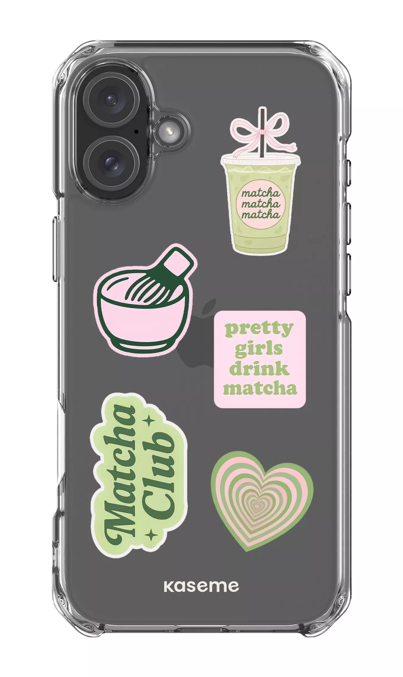 iPhone 16 Plus Clear Case Matcha Clear Case -