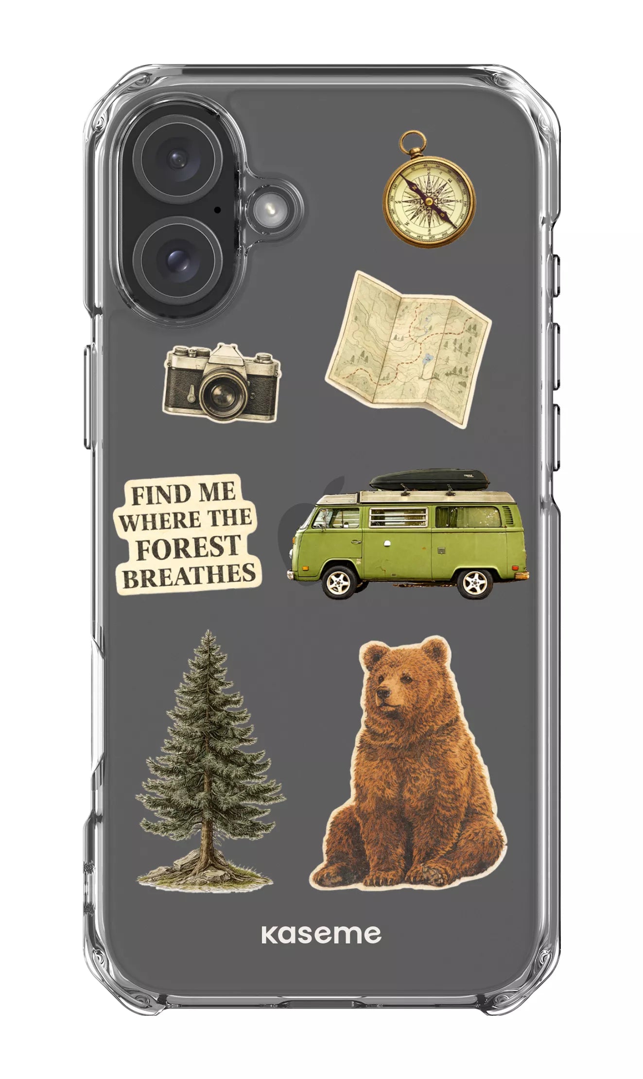 iPhone 16 Plus Clear Case Roamer Clear Case -
