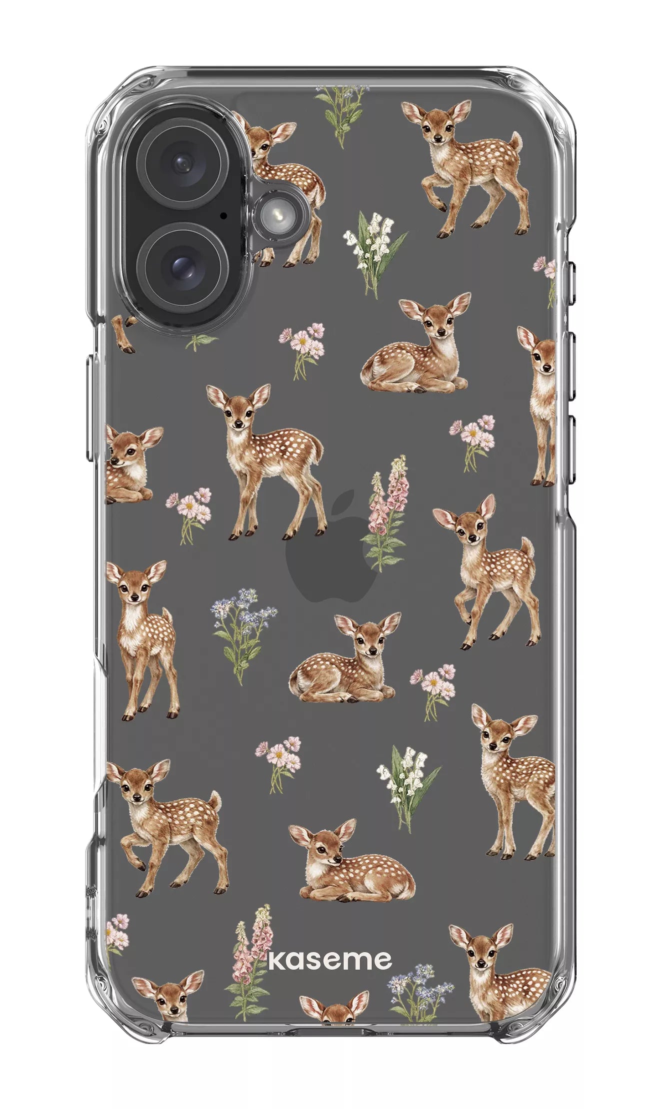iPhone 16 Plus Clear Case Sweet Bambi Clear Case -