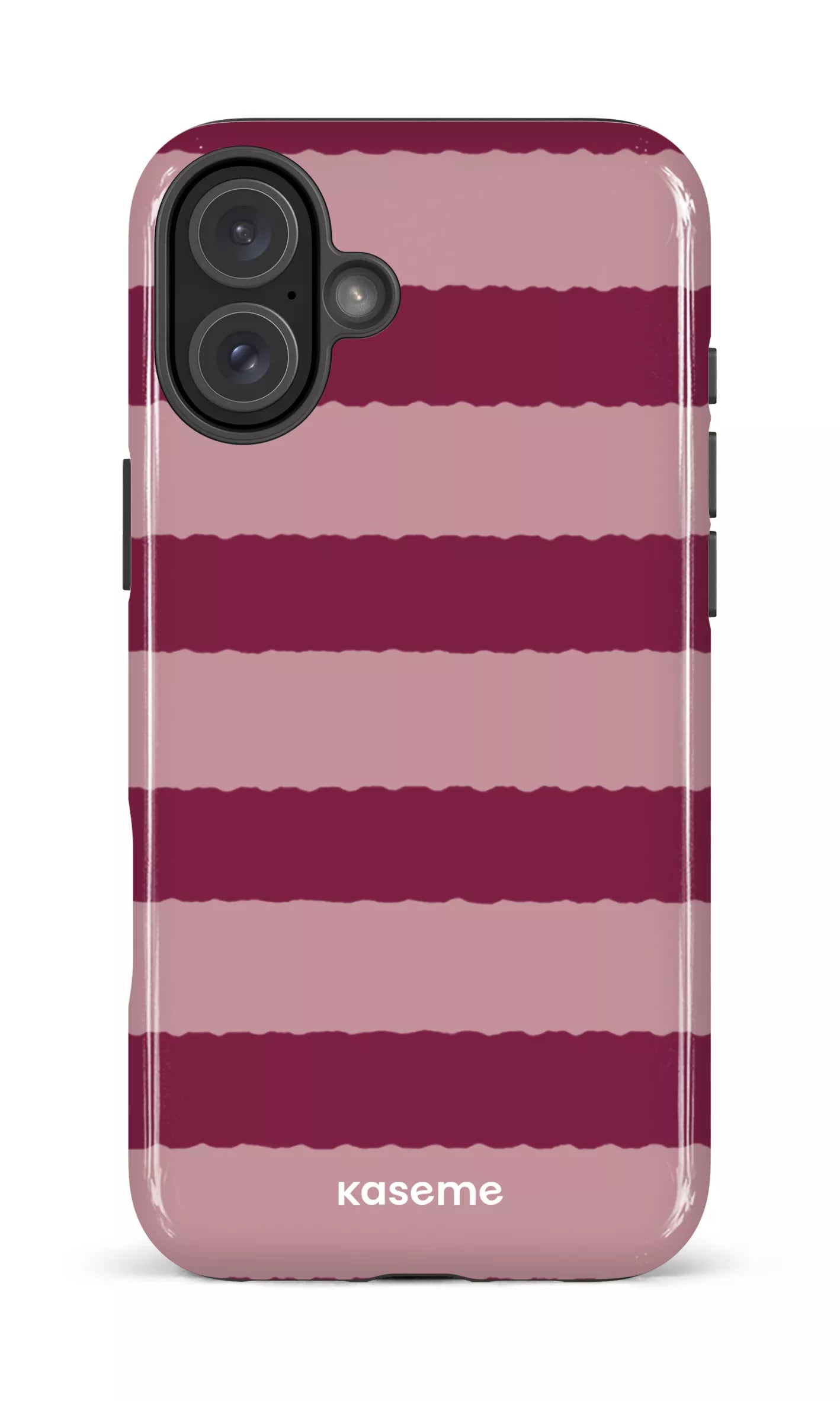 iPhone 16 Plus Impact Case Aligned Burgundy -
