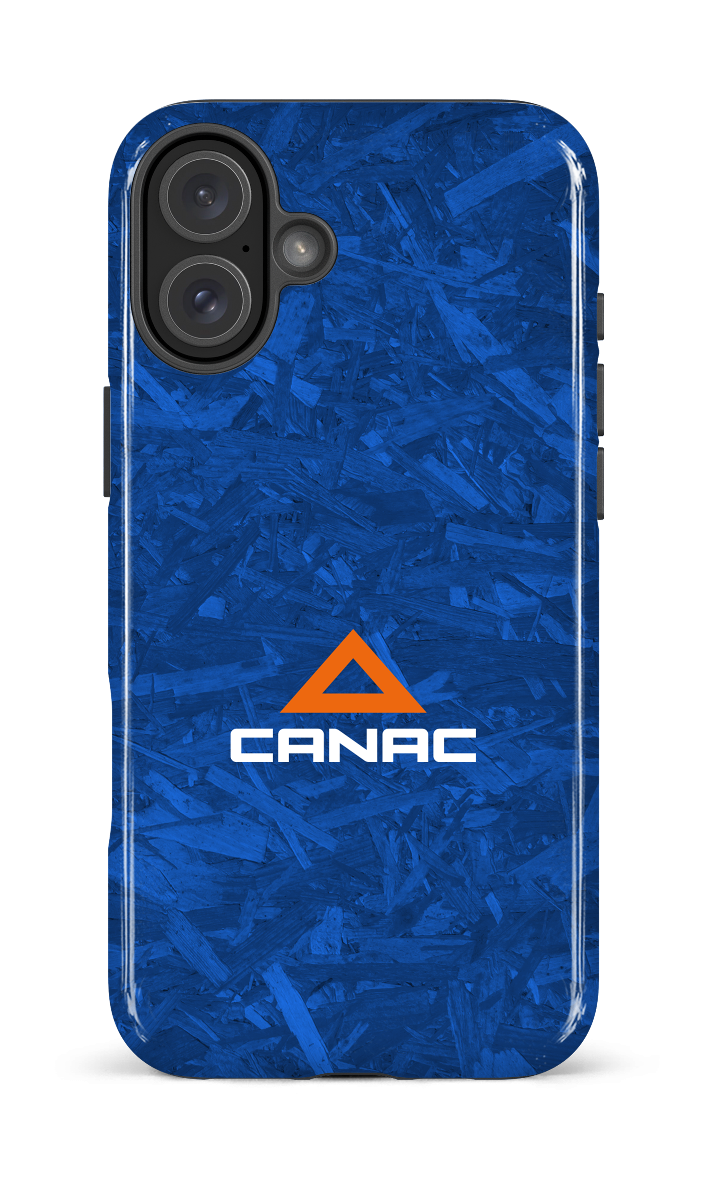 iPhone 16 Plus Impact Case Bois bleu par Canac -