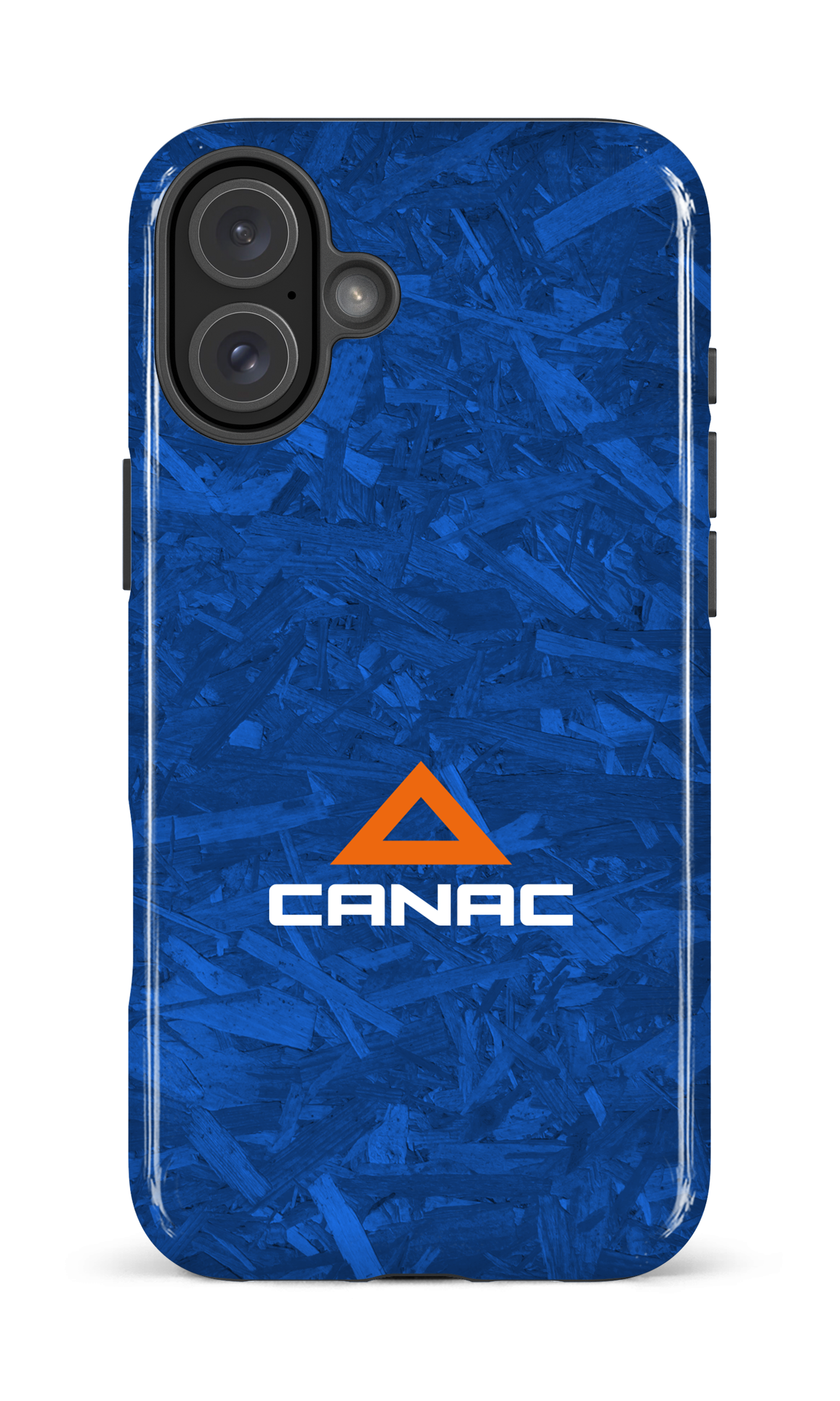 iPhone 16 Plus Impact Case Bois bleu par Canac -