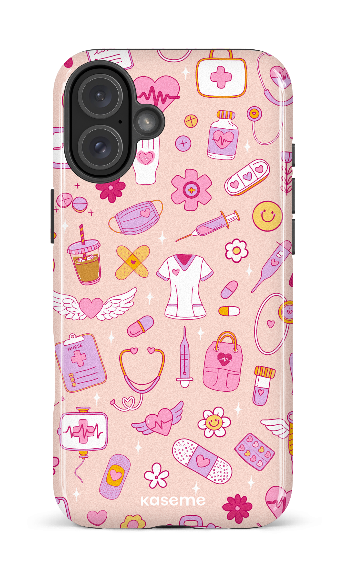 iPhone 16 Plus Impact Case Code Pink -