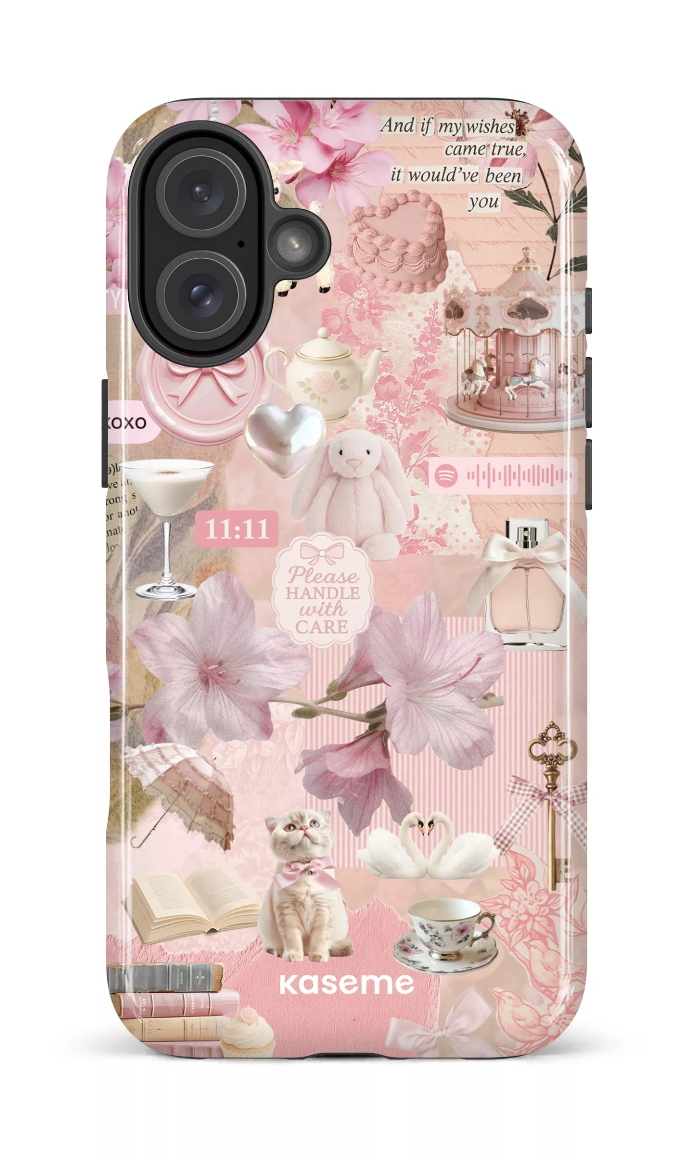iPhone 16 Plus Impact Case Coquette Diary -