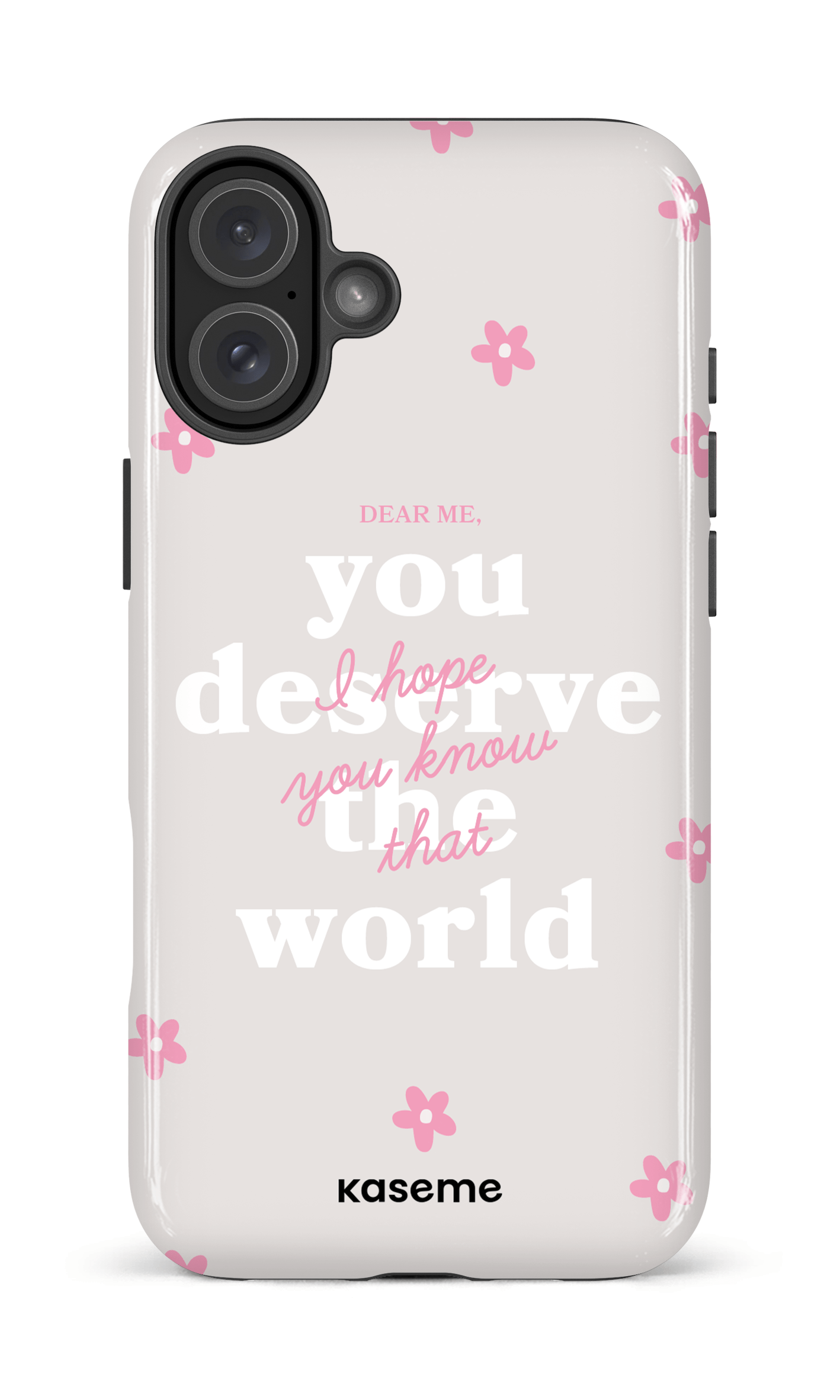 iPhone 16 Plus Impact Case Dear Me Pink -