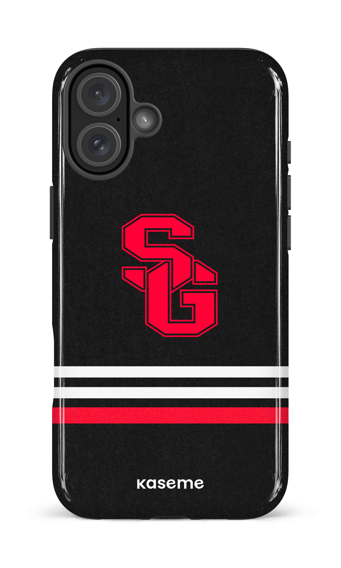 iPhone 16 Plus Impact Case Dragons PSG Noir -