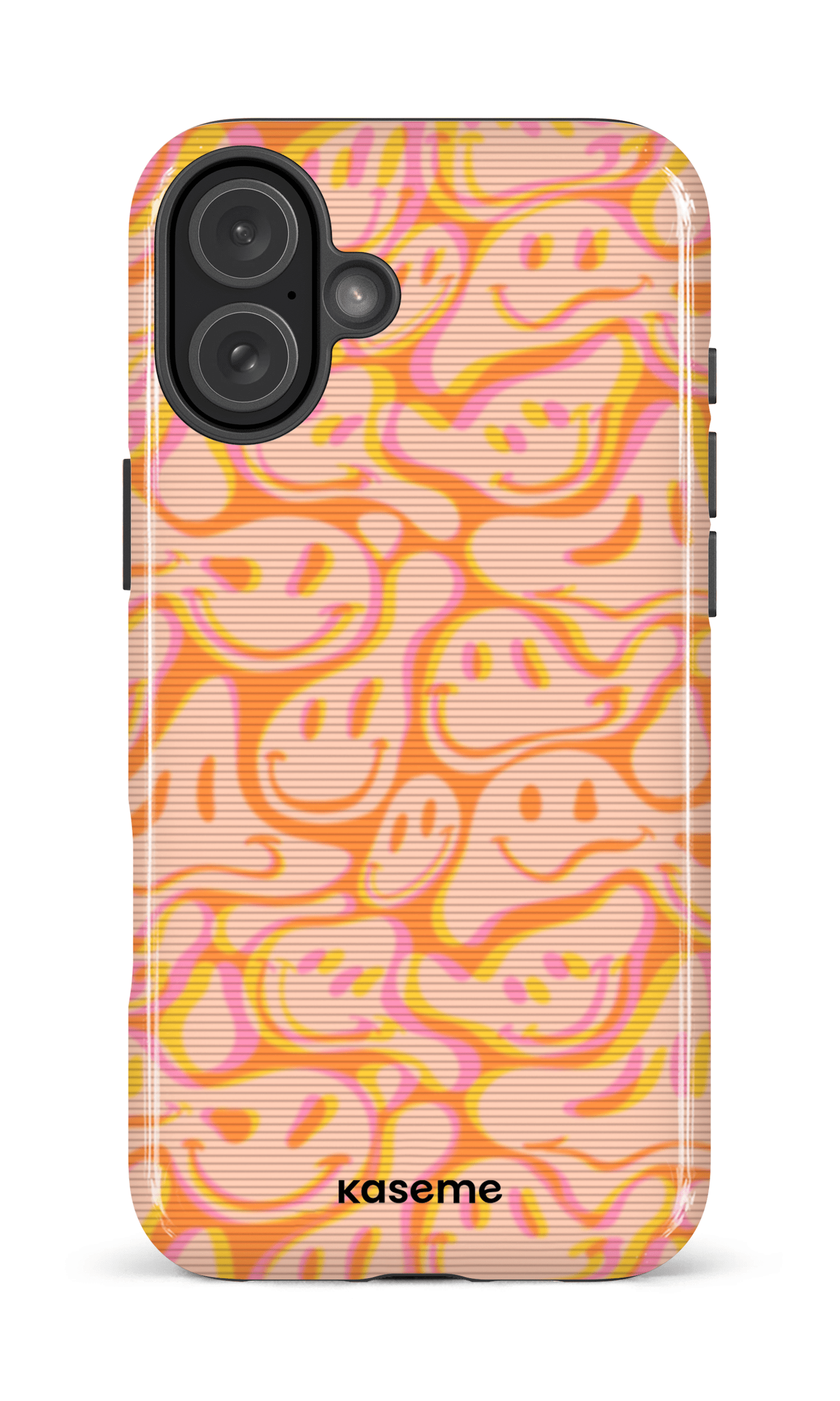 iPhone 16 Plus Impact Case Dystopia orange -