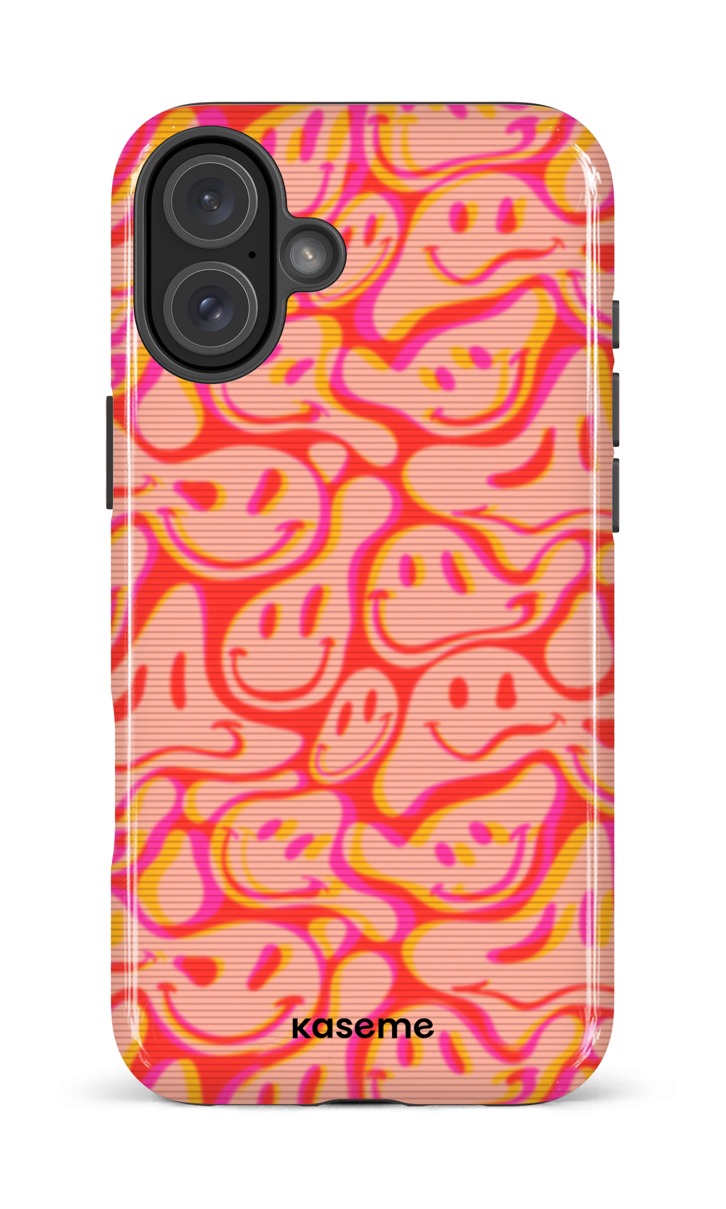 iPhone 16 Plus Impact Case Dystopia red -