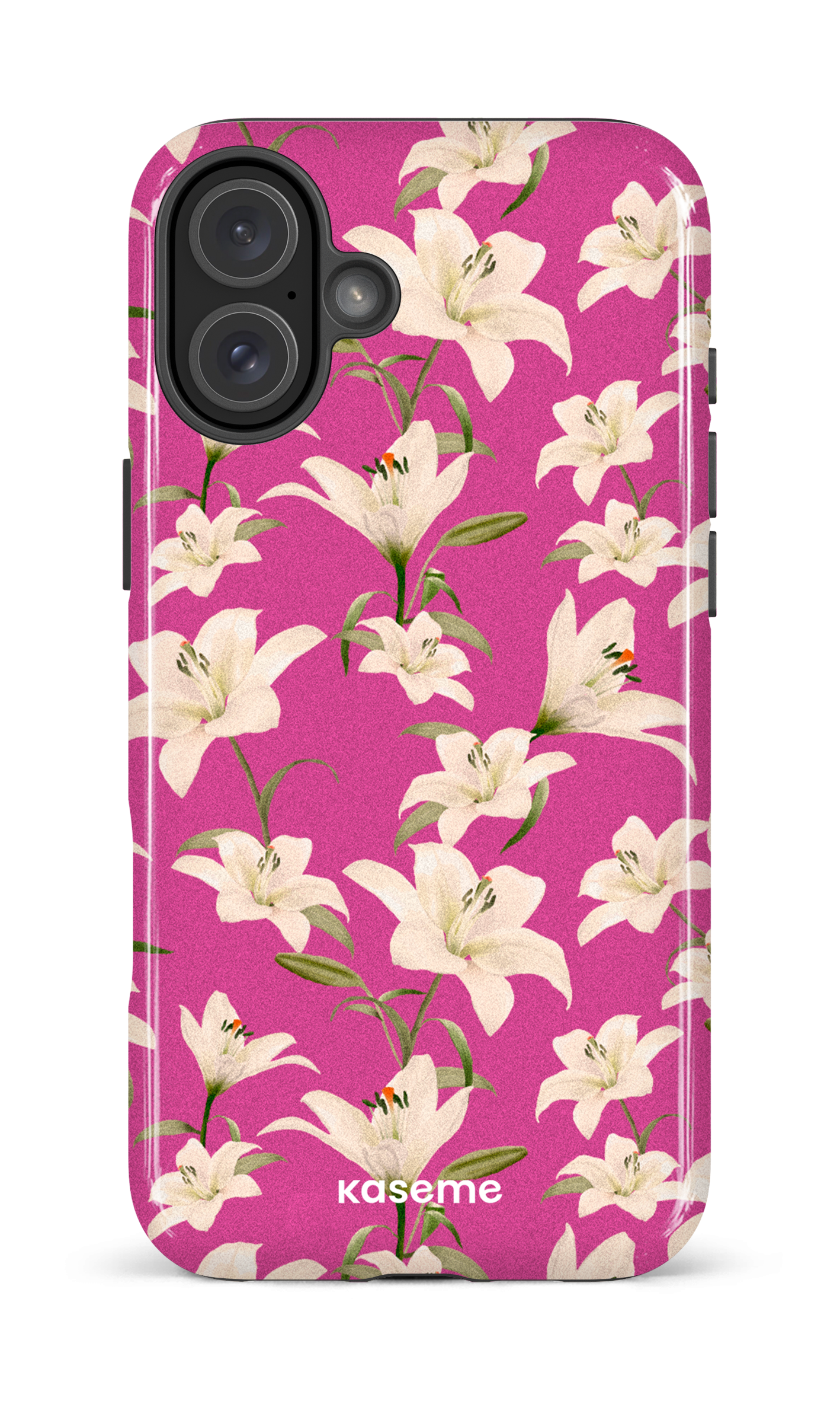 iPhone 16 Plus Impact Case Eleanor Raspberry -
