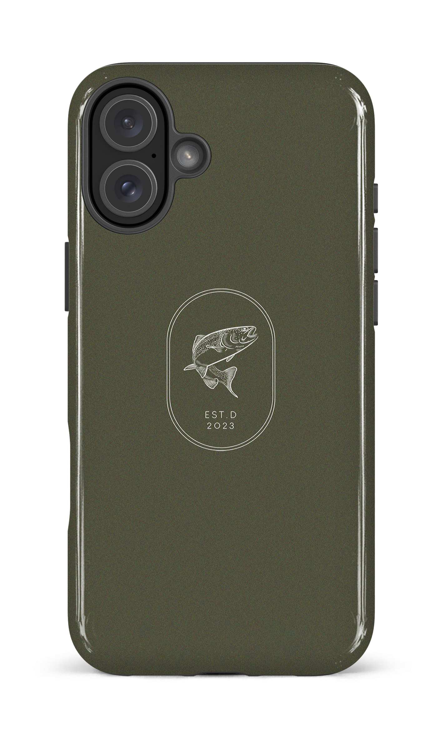 iPhone 16 Plus Impact Case Fishing Green -