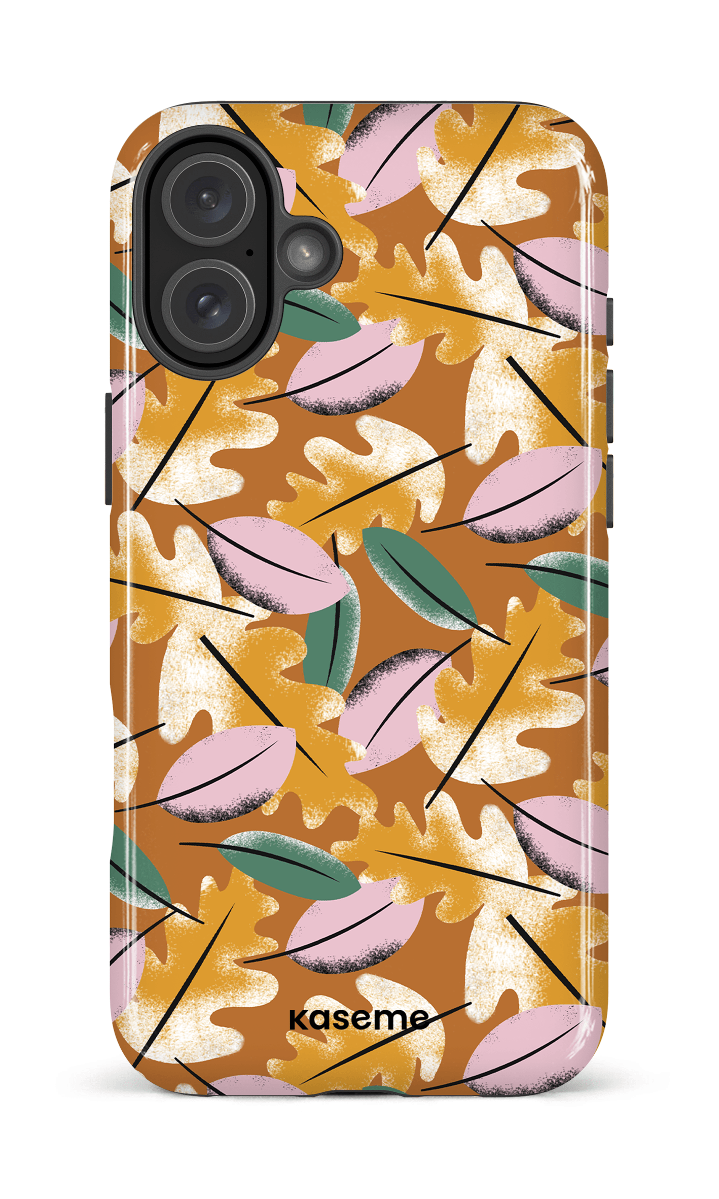 iPhone 16 Plus Impact Case Flyleaf Brown -