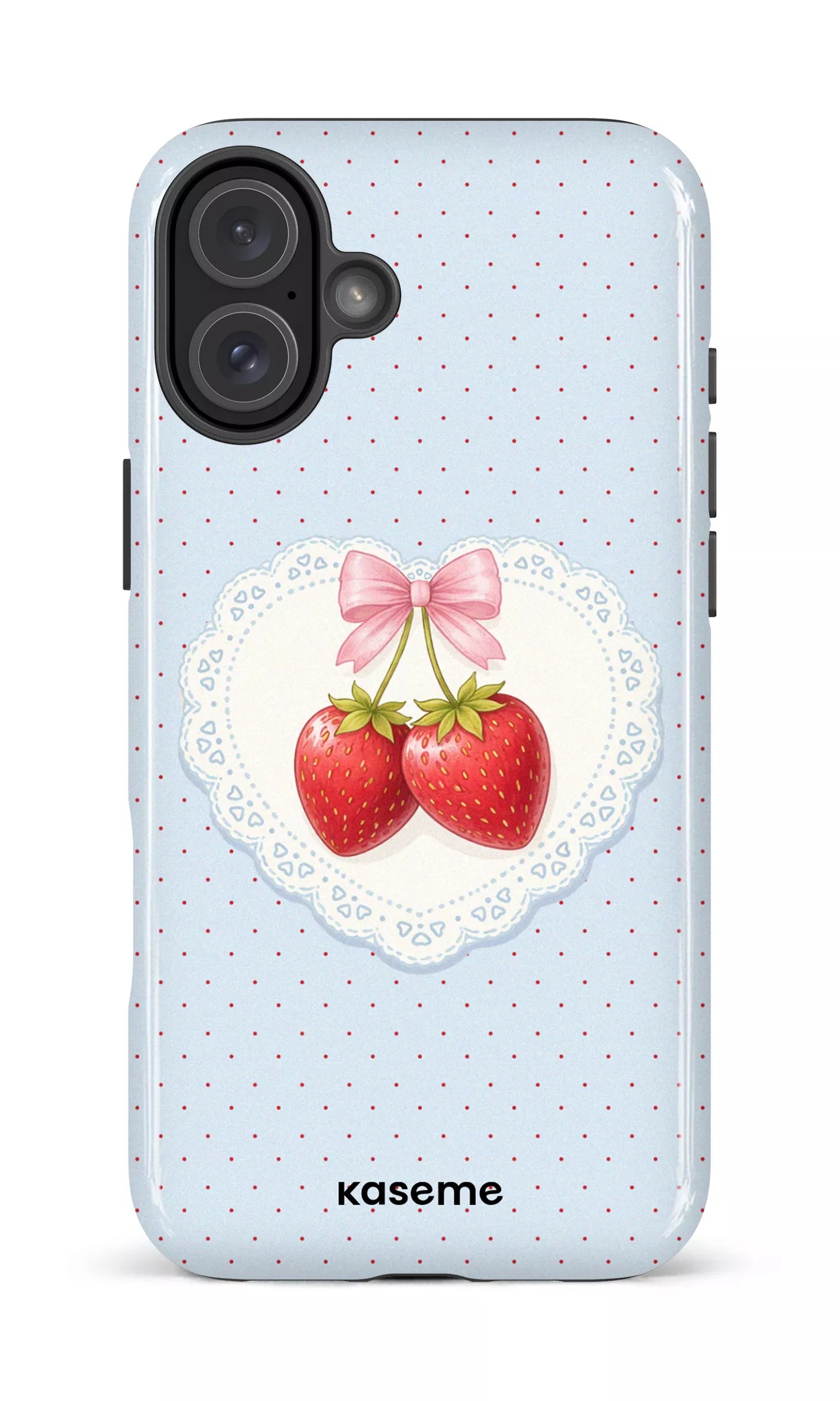 iPhone 16 Plus Impact Case Fresa Lace Blue -