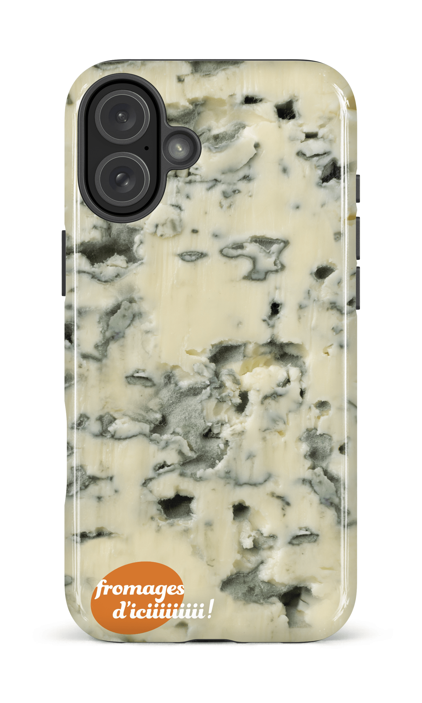 iPhone 16 Plus Impact Case Fromage Bleu Logo -