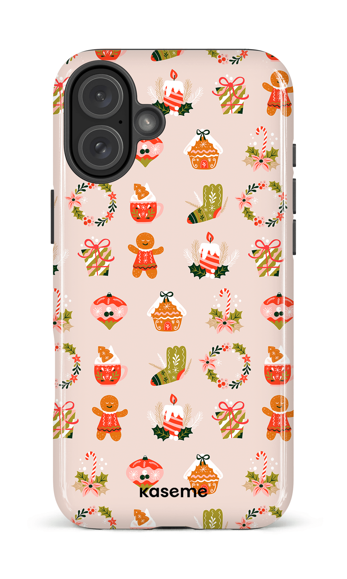 iPhone 16 Plus Impact Case Gingerbread -