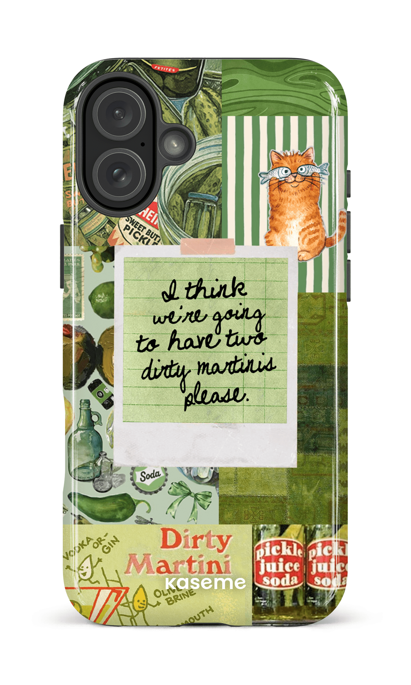 iPhone 16 Plus Impact Case Green Hour -