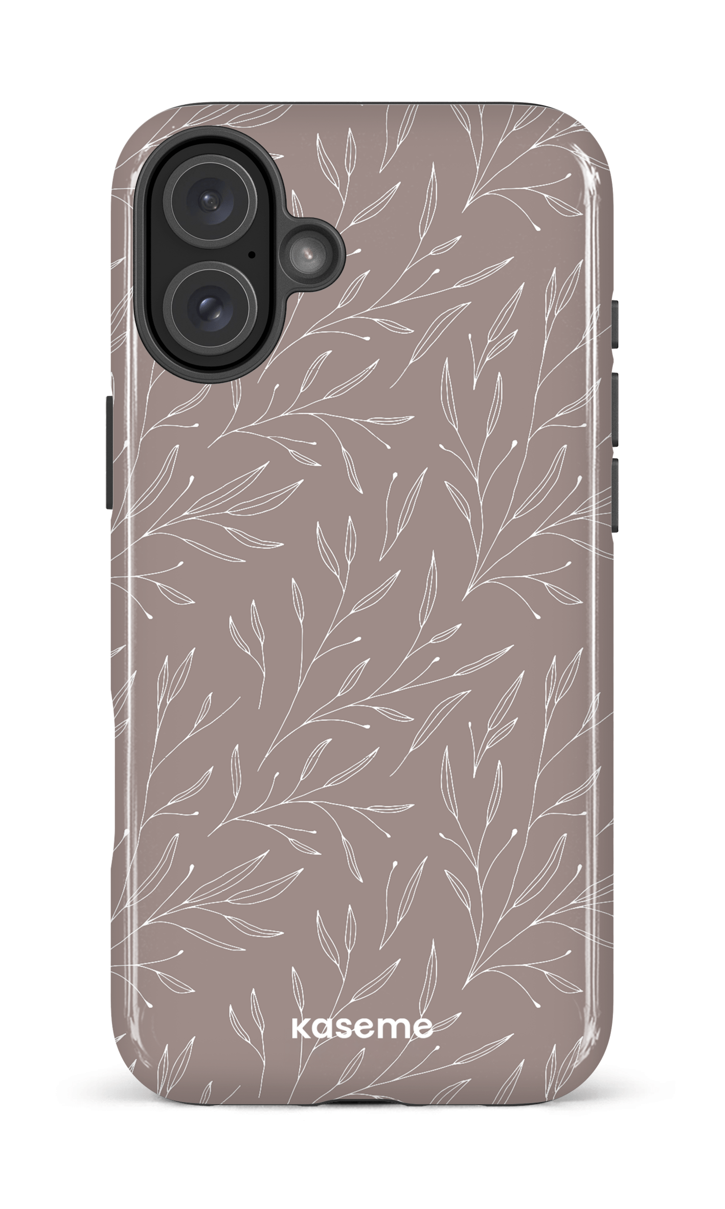 iPhone 16 Plus Impact Case Hibiscus Grey -