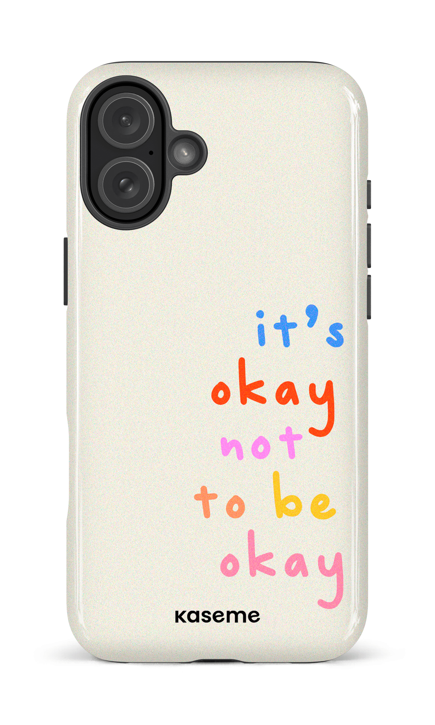 iPhone 16 Plus Impact Case It's okay not to be okay -
