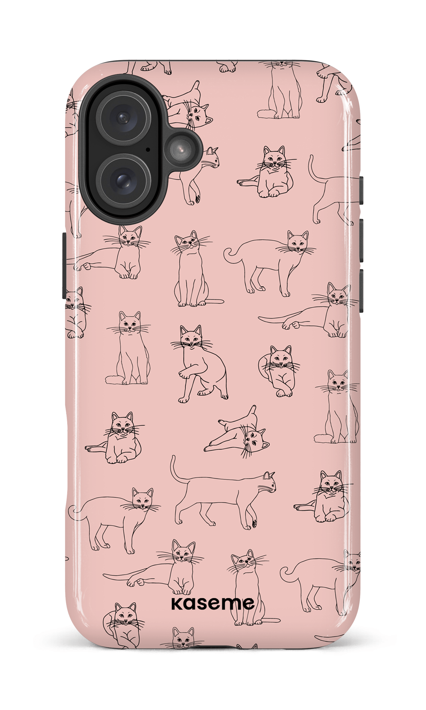 iPhone 16 Plus Impact Case Kitty pink -
